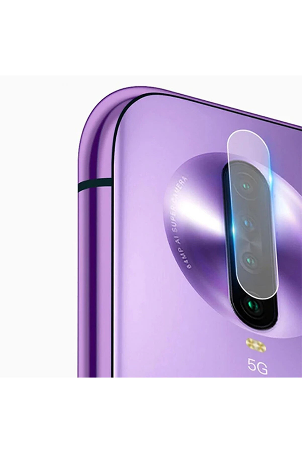 gizmurstore Xiaomi Redmi K30 Tempered Kamera Koruyucu Kırılmaz Cam-(5775) - GMS2516-6643