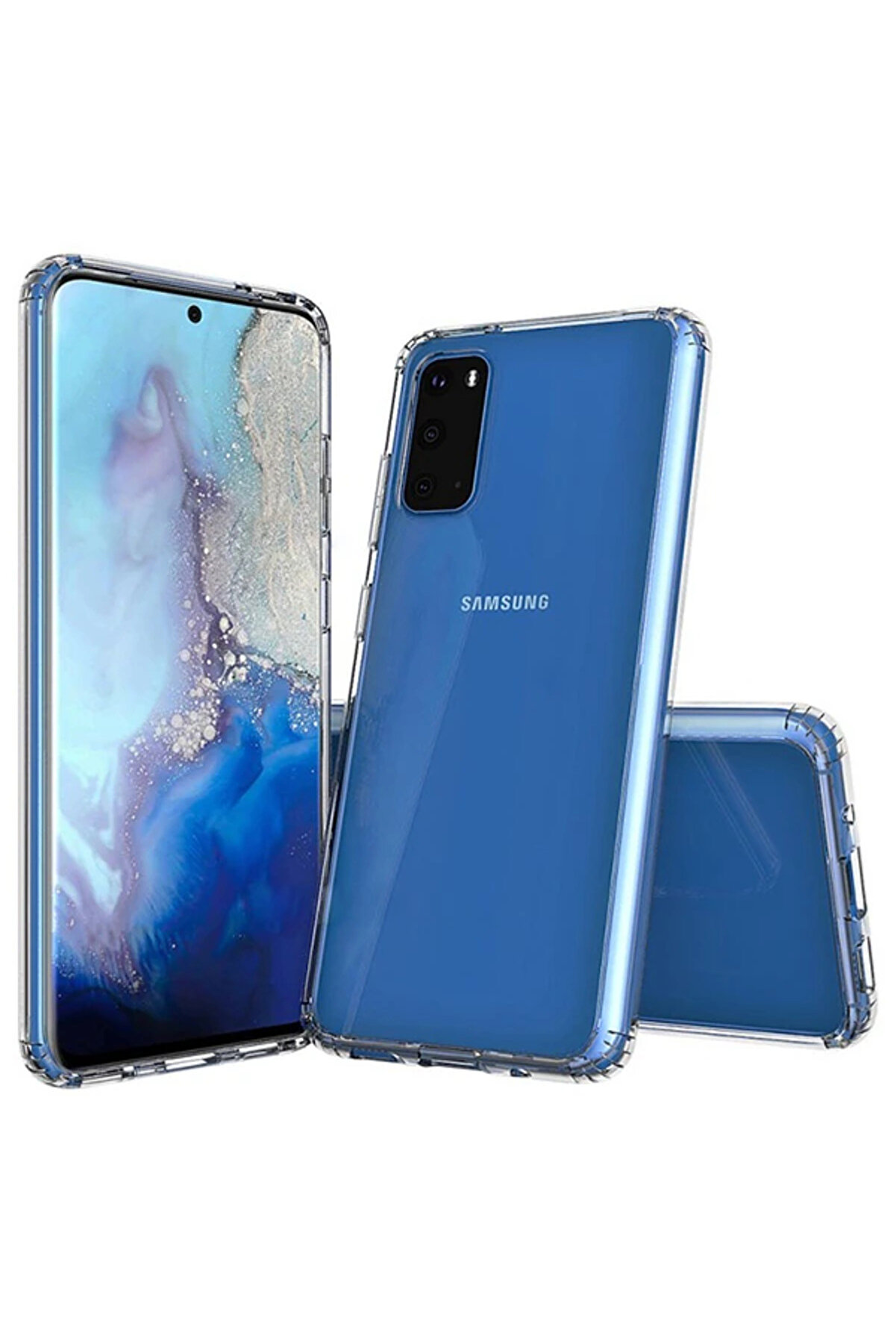 gizmurstore Ally Samsung Galaxy S20 Anti-Drop Darbe Emici Silikon Kılıf-(5775) - GMS8771-2320