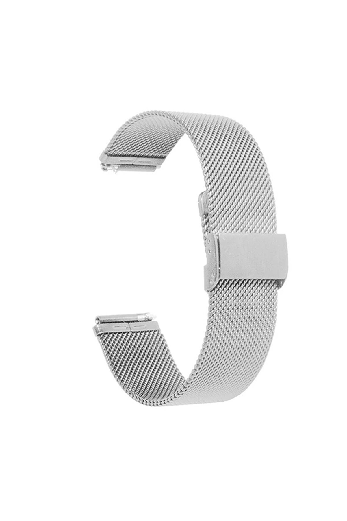 Xi̇aomi̇ Mi̇ui̇ Watch Akıllı Saat 18Mm Akıllı Saat Çeli̇k Toka Kayış Kordon-(1 - Dropx6234-4283