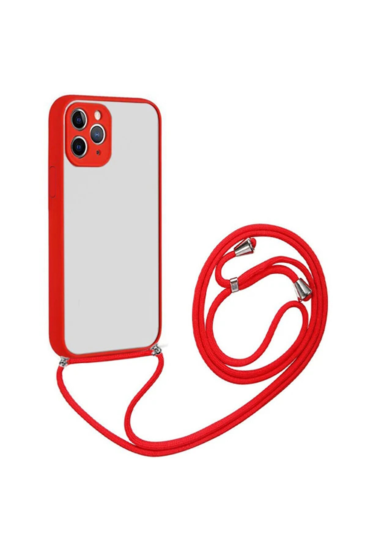 CepteToptan ALLY iPhone 12 Pro 6.1 Askılı Koruyucu Silikon Kılıf-(1903) - DROPX5672-9458