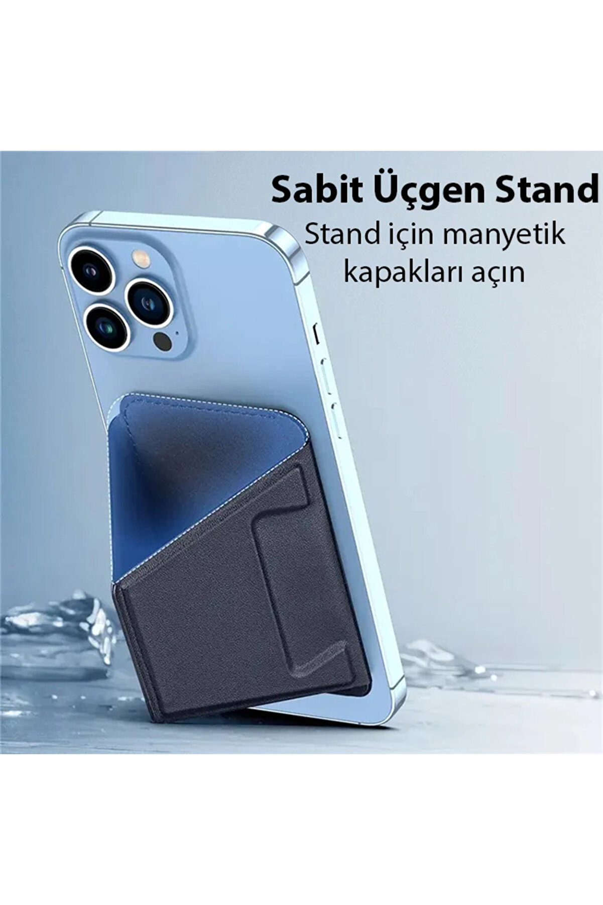 Dux Duci̇s Standlı Deri̇ Cüzdan Magsafe Kartlık-(5775) - Gms7976-6353