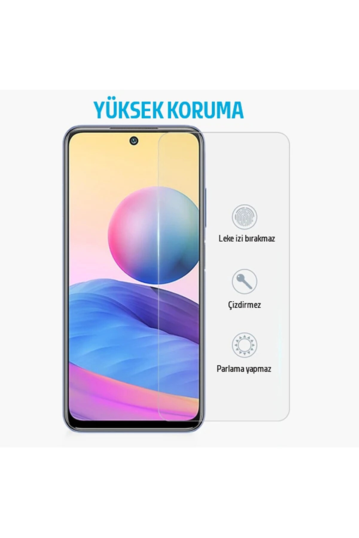 Xi̇aomi̇ Redmi̇ Note 10 -Poco M3 Pro Tempered Cam Ekran Koruyucu-(1903) - Dropx2476-3314