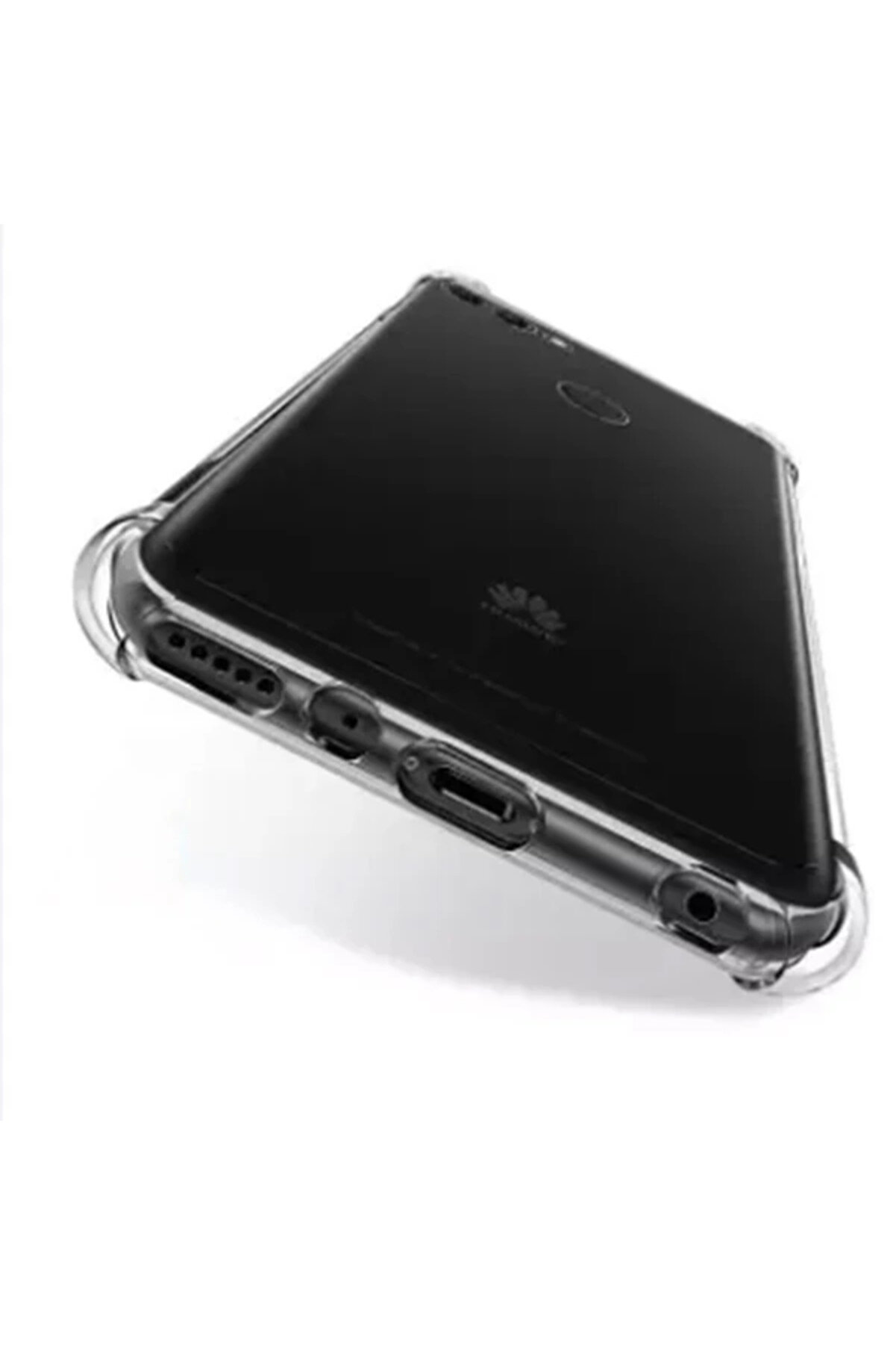 Huawei̇ Y9 2018 Anti̇-Drop Darbe Emi̇ci̇ Si̇li̇kon Kılıf-(5775) - Gms2393-9978