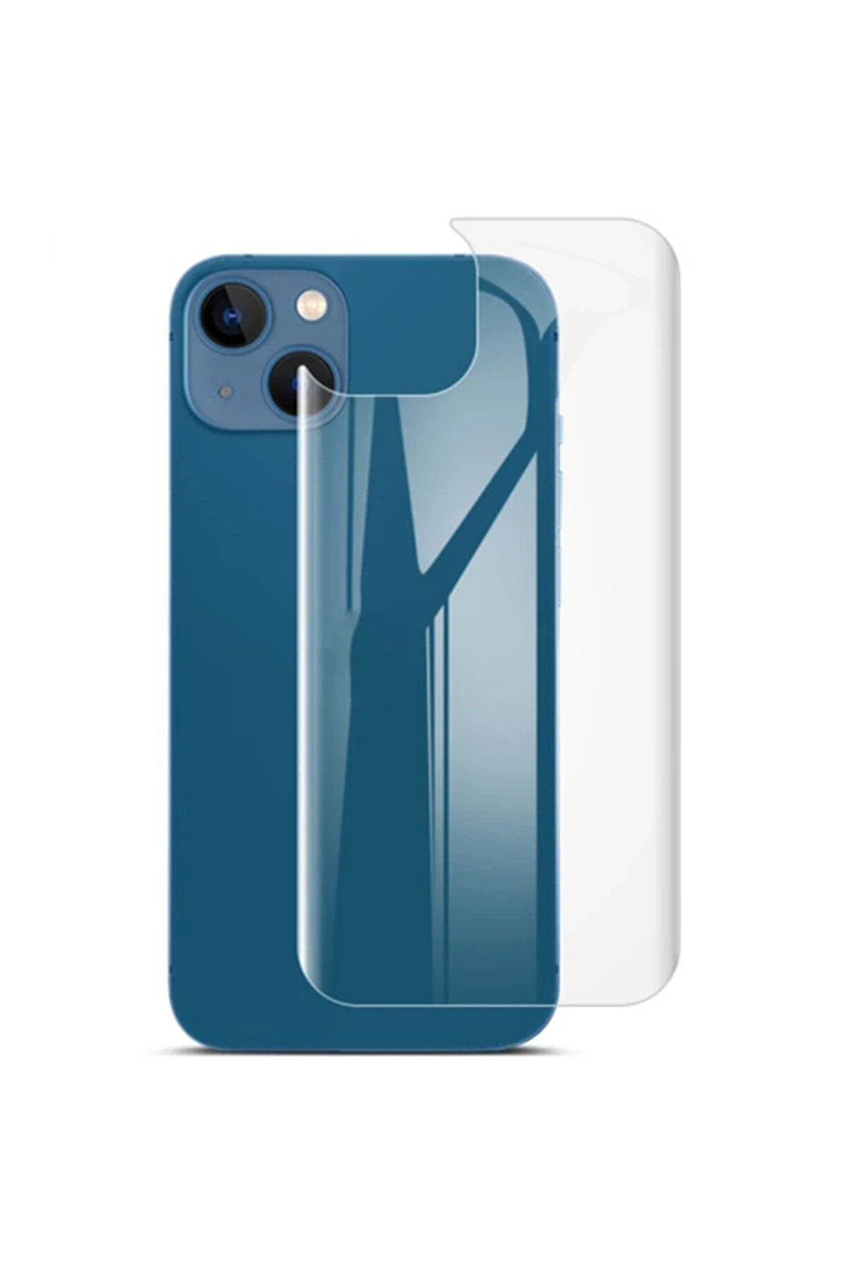 İphone 13 Mi̇ni̇ 5.4 Fi̇lm Ön Arka Full Koruyucu Nano Hi̇drojel Koruyucu Set-(1903) - Bfour6180-1761