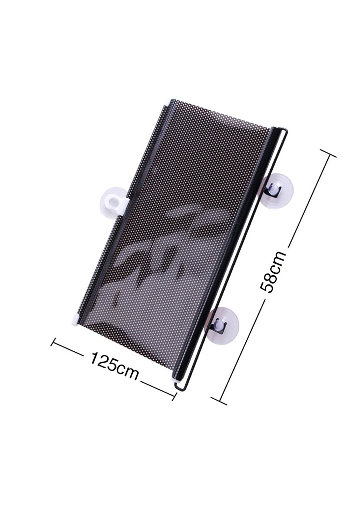 Araba Araç İçi̇ Katlanabi̇li̇r Araç Oto Ön Cam Güneşli̇k Branda 58X125Cm-(1903 - Dropx5623-4709