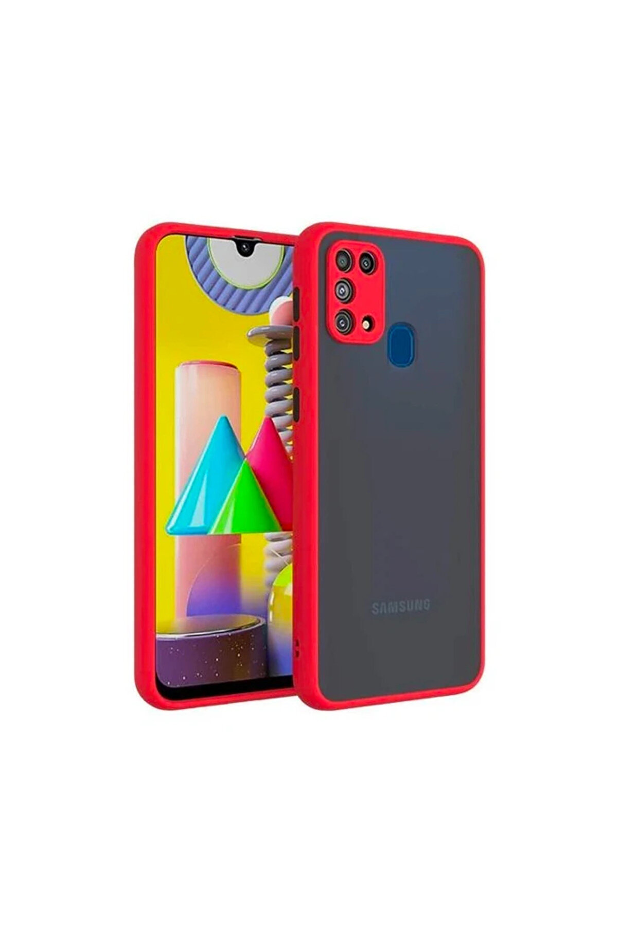 Sm Galaxy A21S (Sm-A217) Kamera Korumalı Premi̇um Si̇li̇kon Kılıf-(5775) - Gms6481-6506