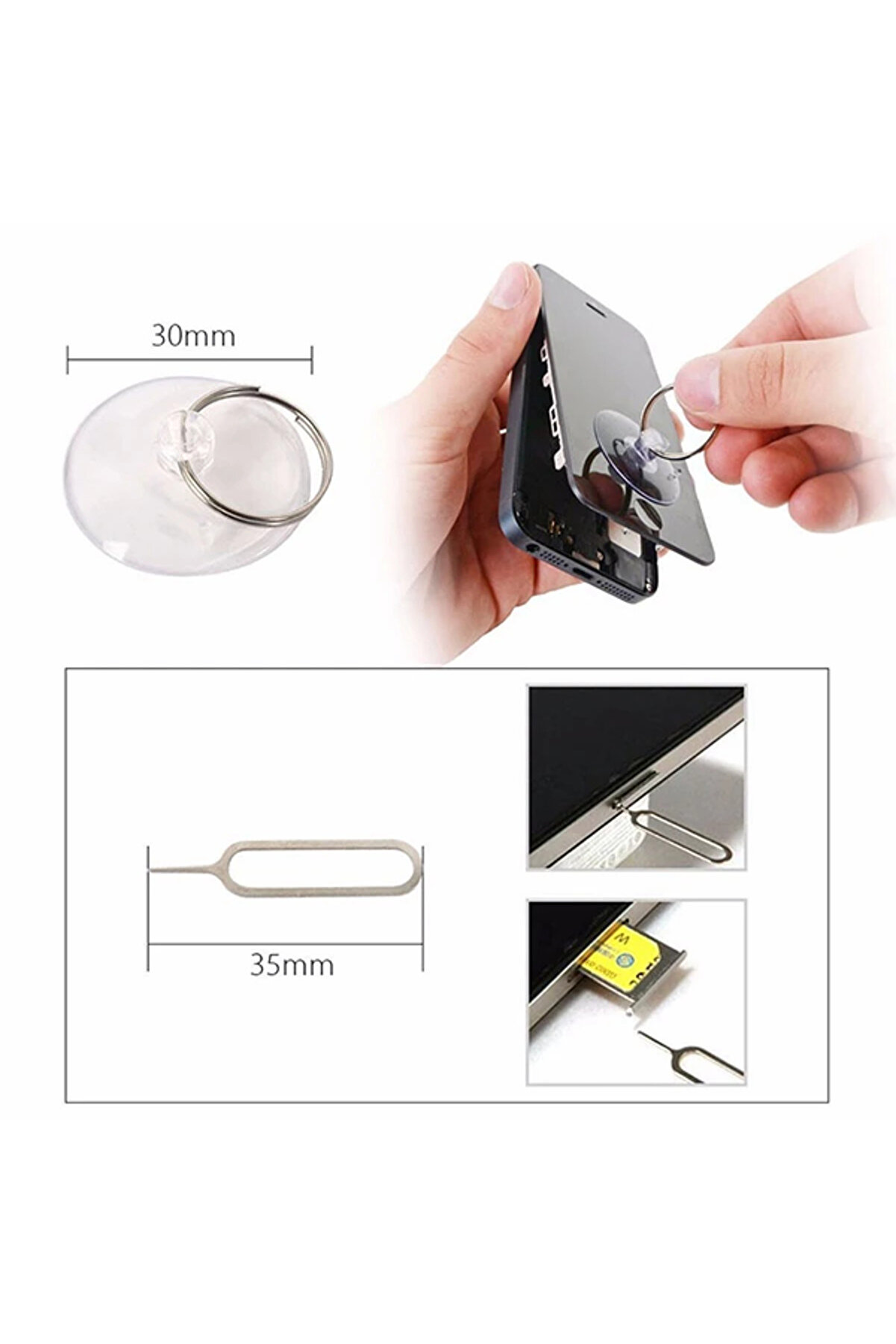 Ally 1909 Uni̇versal 11 Parça Cep Telefonu Tami̇r Seti̇-(5775) - Gms1732-5833