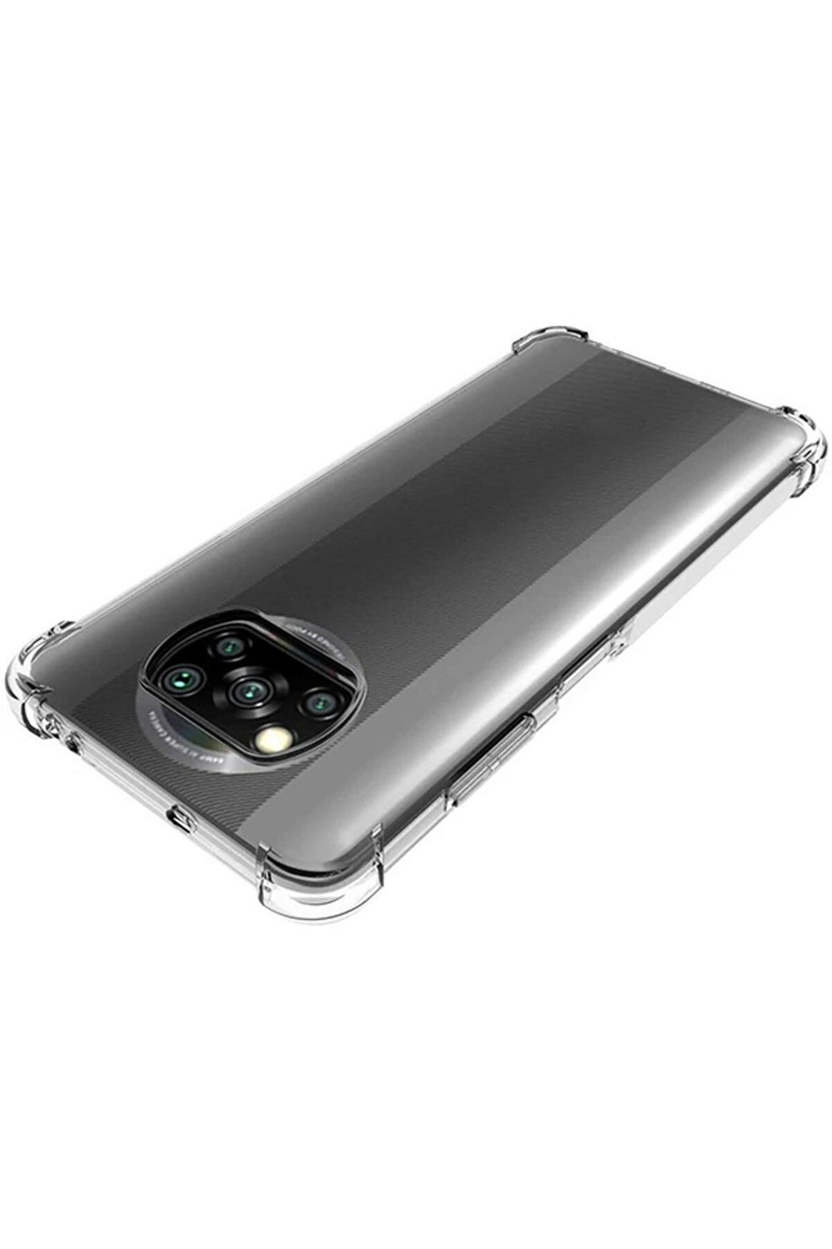 Ally Poco X3 Anti̇-Drop Si̇li̇kon Kılıf Shockproof Kılıf-(5775) - Gms9934-6517