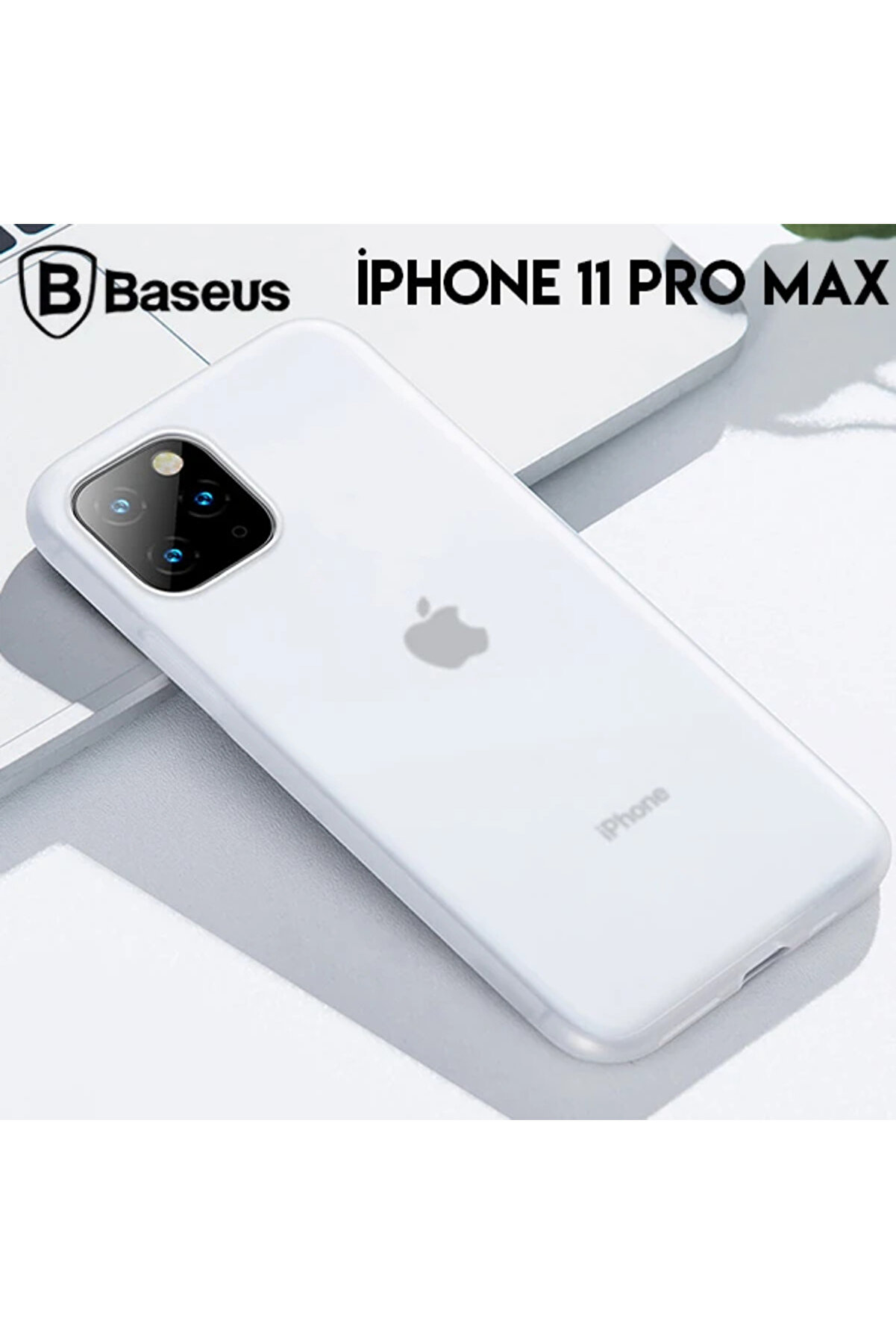 CepteToptan Jelly Liquid Silica Gel iPhone 11 Pro Max 6.5 Kılıf Şeffaf Sıvı Silikon Kı - DROPX6614-2288