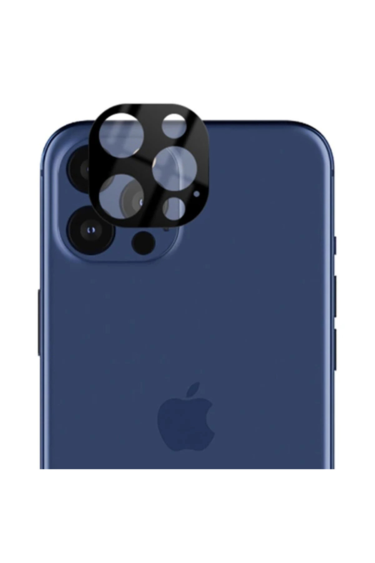 gizmurstore İPhone 12 Pro Max 6.7 3D full Kaplama Tempered Cam Kamera Koruyucu-(5775) - GMS1169-2227