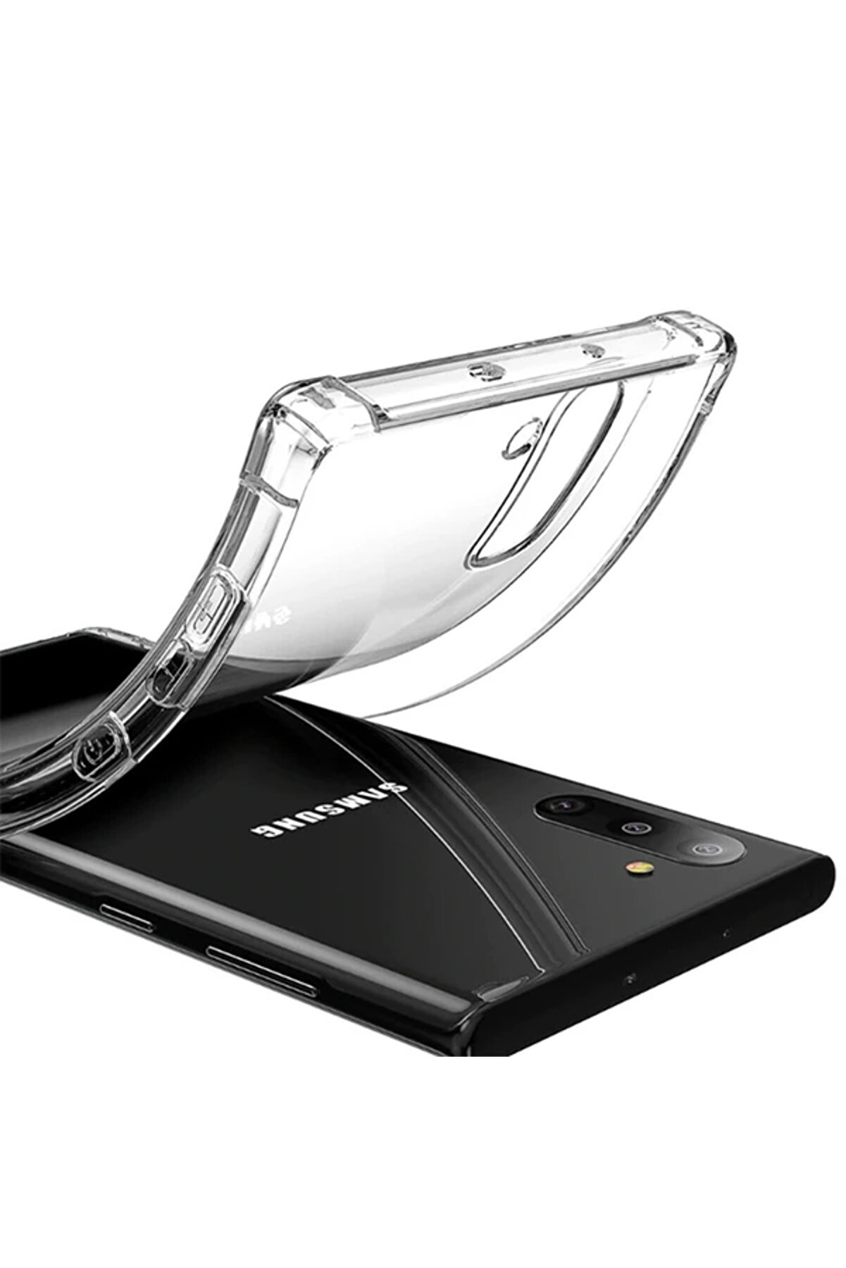 Sm Galaxy Note 10 Anti̇-Drop Darbe Emi̇ci̇ Si̇li̇kon Kılıf-(5775) - Gms6064-1978