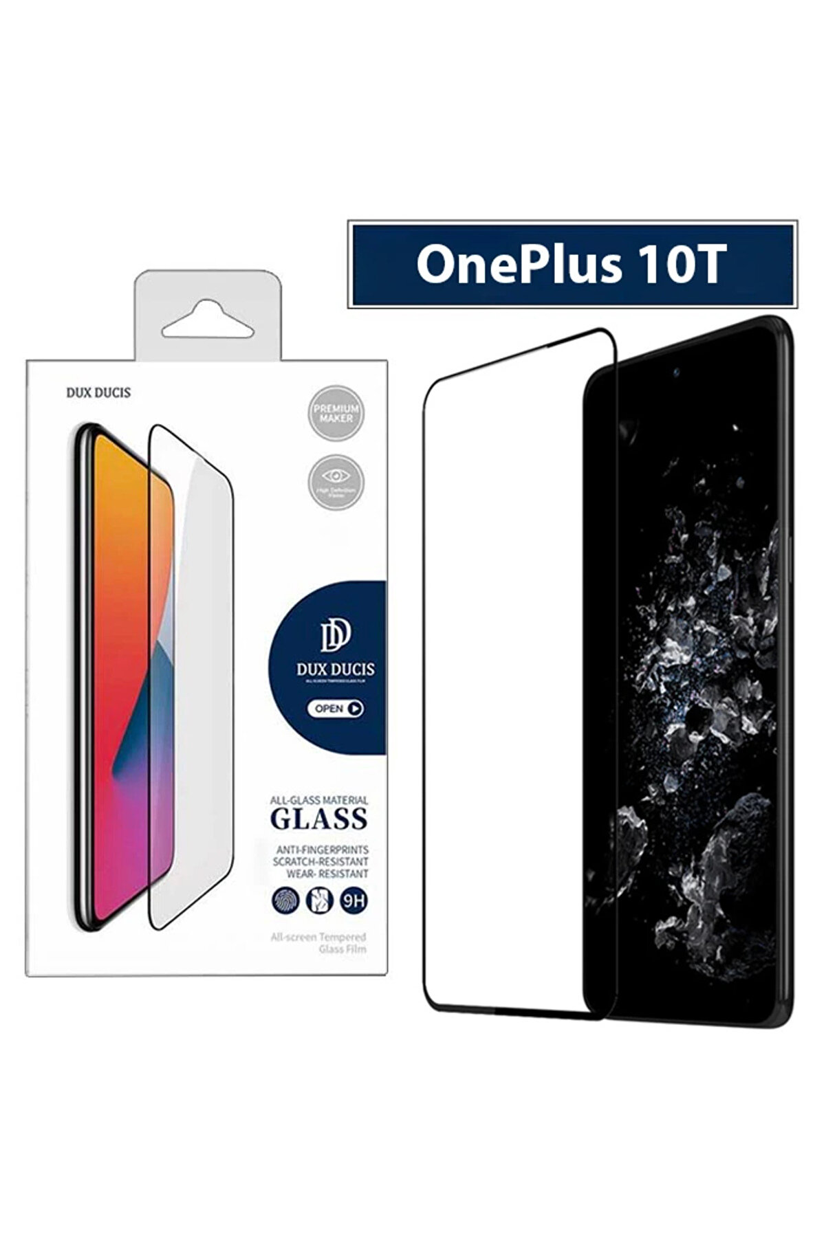 CepteToptan Dux Ducis OnePlus 10T Full Kaplama Cam Ekran Koruyucu-(1903) - DROPX1620-8635