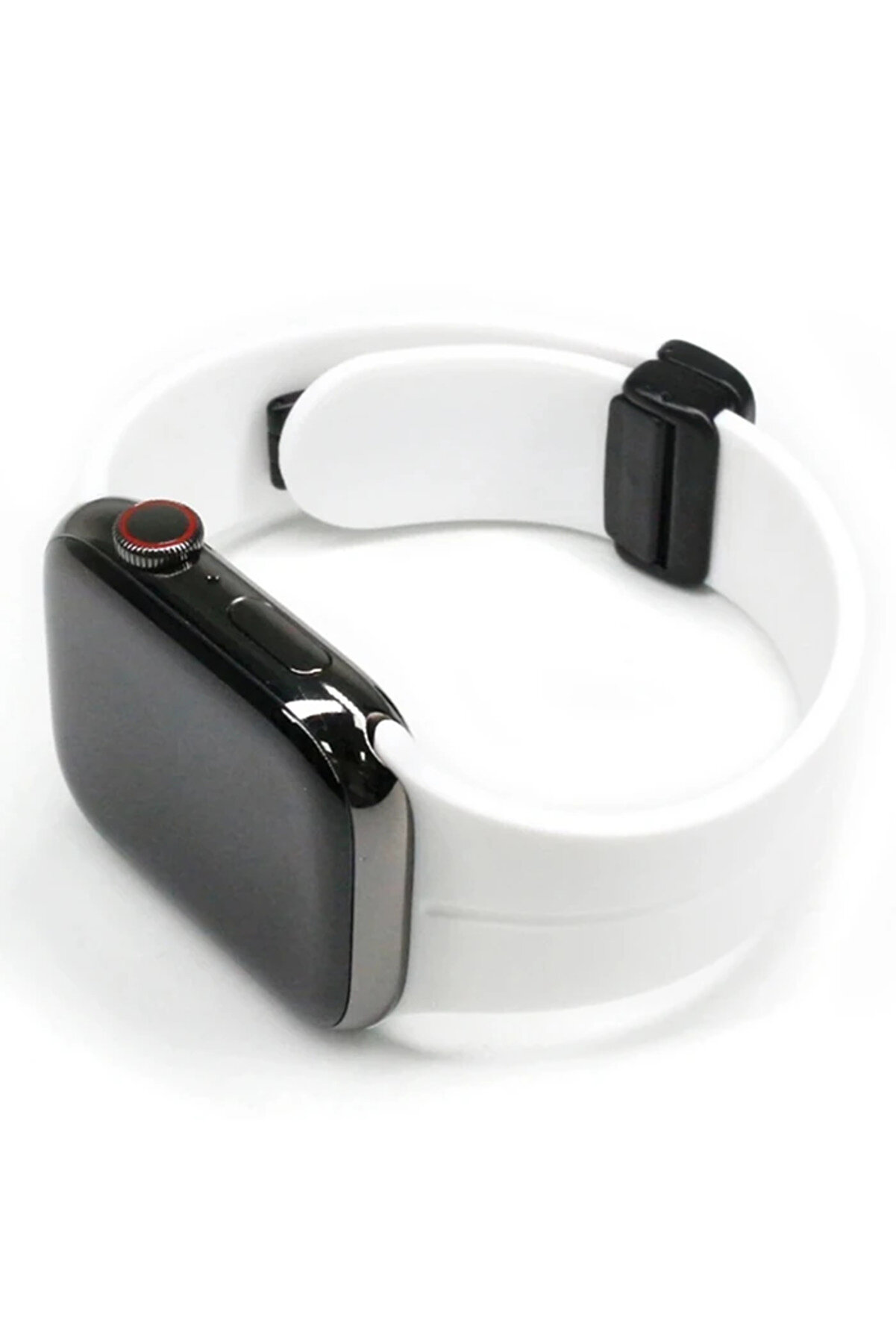 Ally Apple Watch 7-8 41Mm 6-5-4 40Mm Manyeti̇k Uçlu Si̇li̇kon Kayış Kordon 3-2-1 - Dropx8682-5905