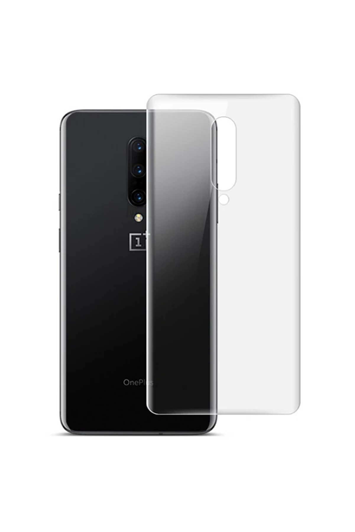 CepteToptan OnePlus 7 Pro Membran Nano Hidrojel Film Arka Koruyucu hayalet Arka Koruyucu-(19 - DROPX7562-1987