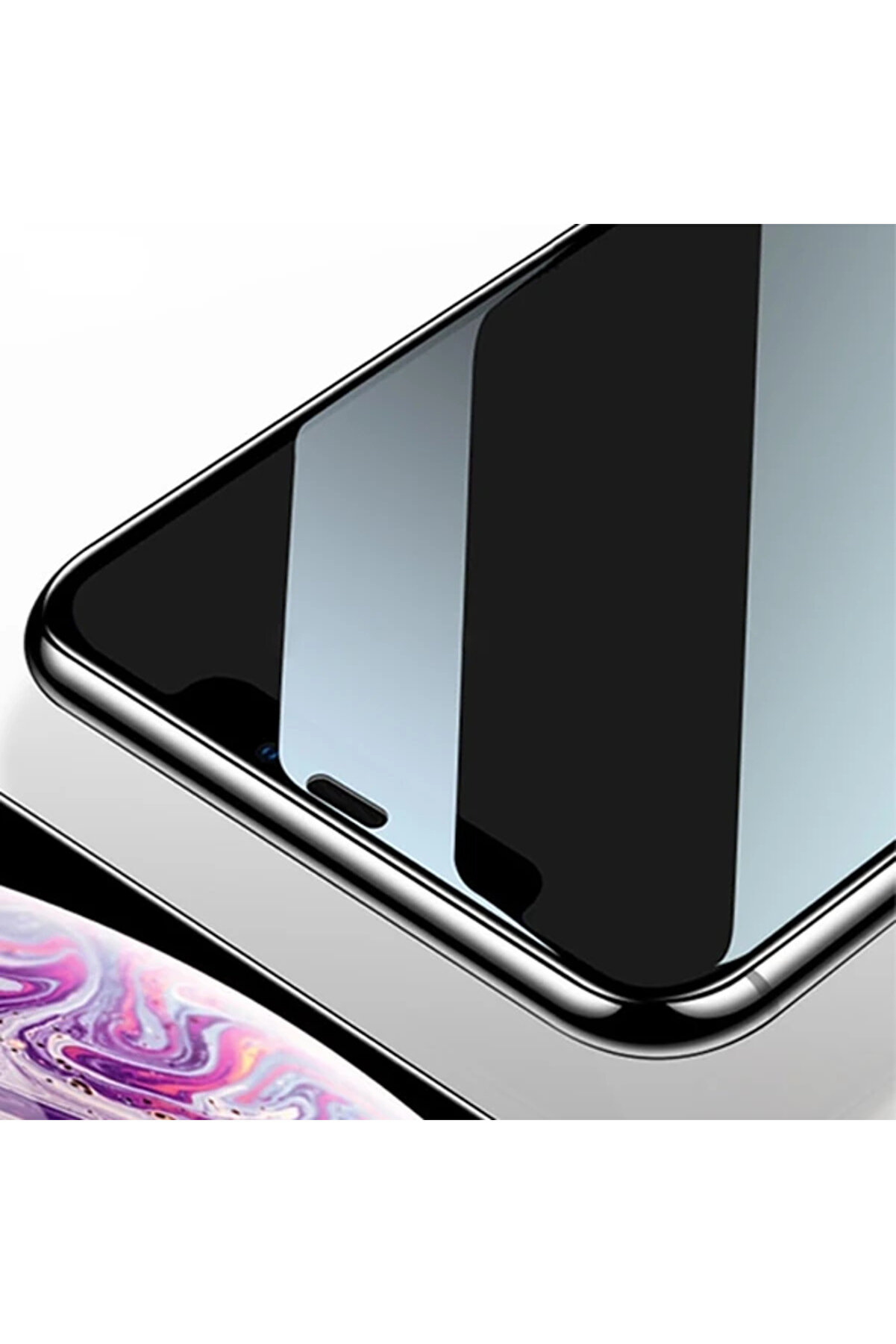 İphone 12 Pro Max 6.7 3D Full Hi̇gh Alumi̇num Tempered Cam Ekran Koruyucu-(5775) - Gms3076-3443