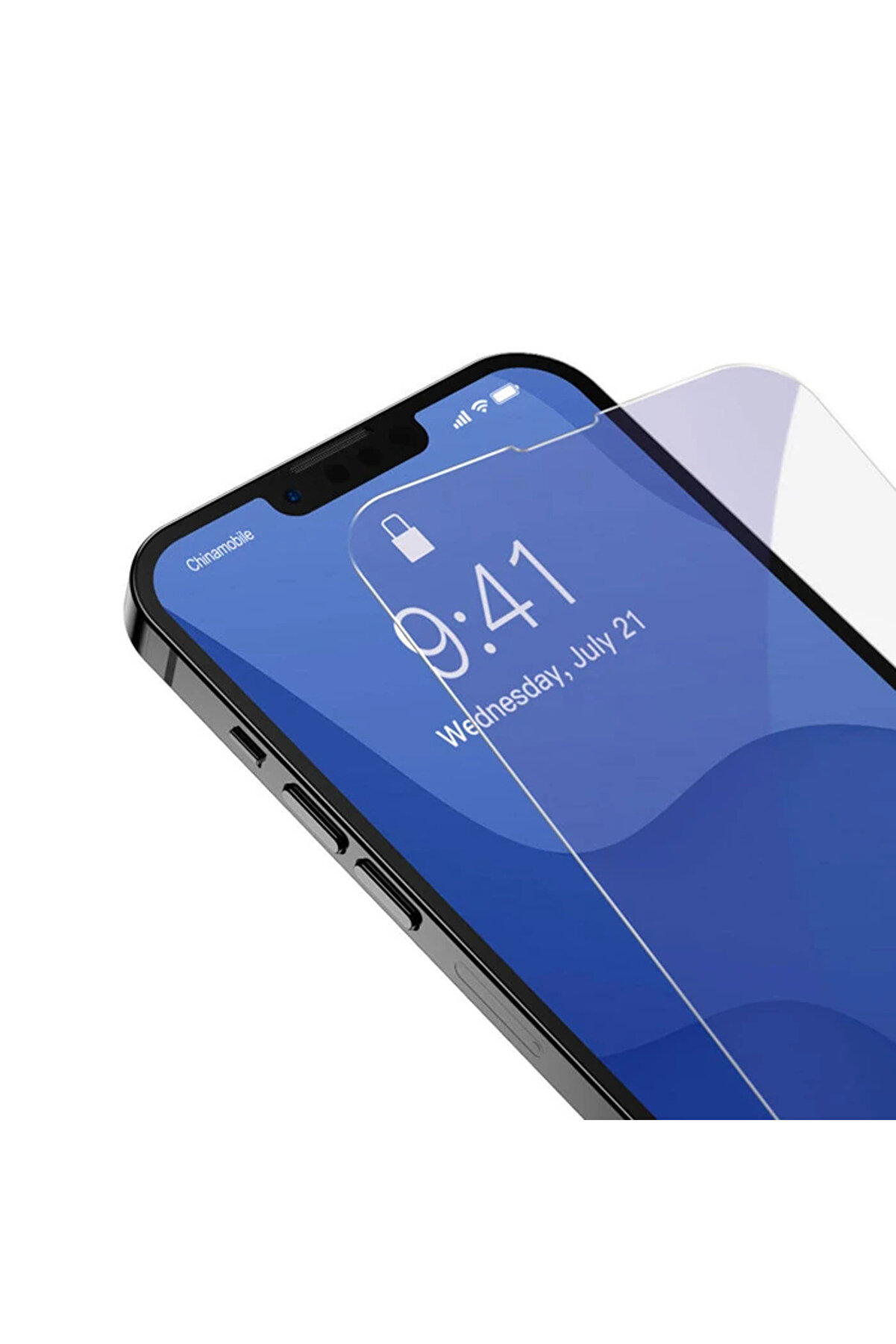 İphone 13 Pro Max 0.3Mm Göz Korumalı Full Cam Ekran Koruyucu 2 Adet Set-(5775) - Gms8666-5542