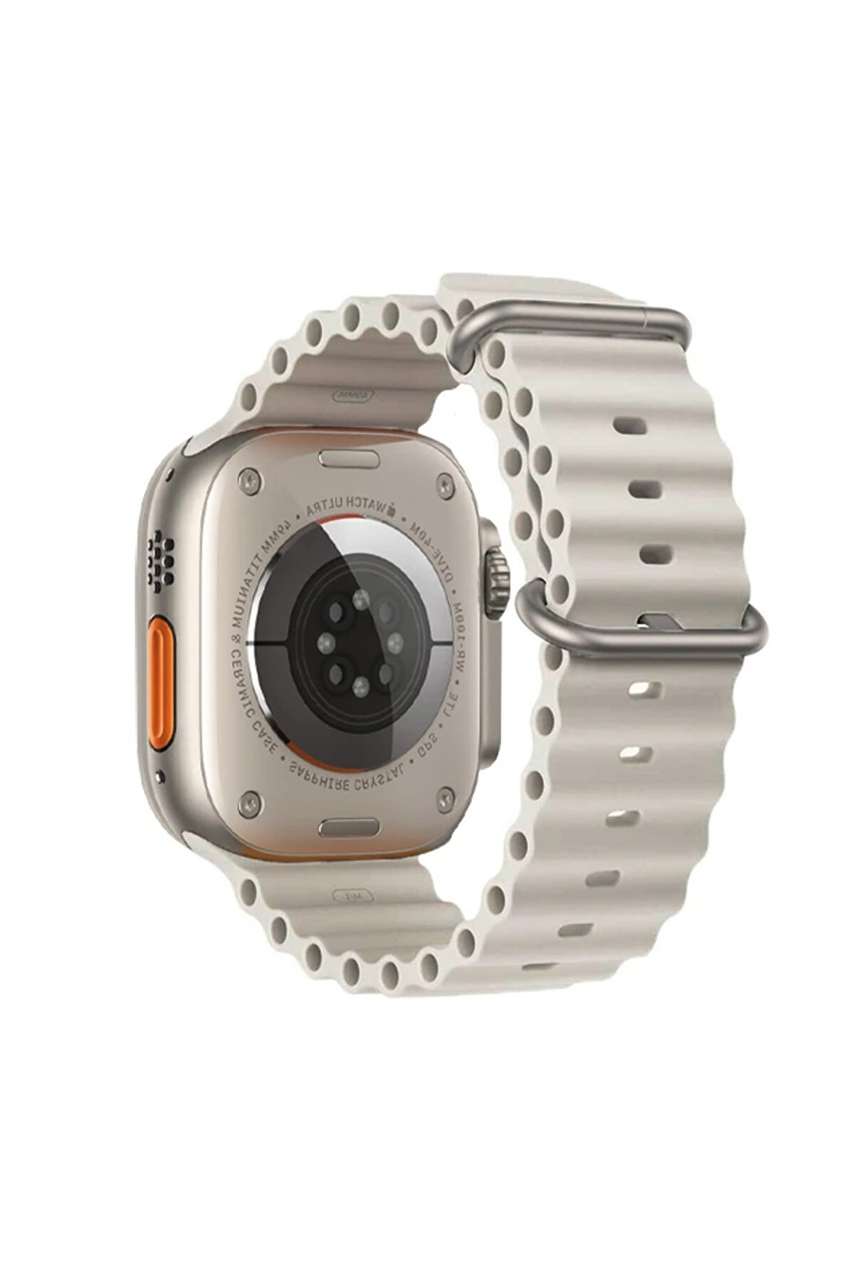 Ally Apple Watch 7-8 41Mm 6-5-4 40Mm Mari̇ne Si̇li̇kon Kayış Kordon 3-2-1 38Mm-(1 - Dropx2180-2254