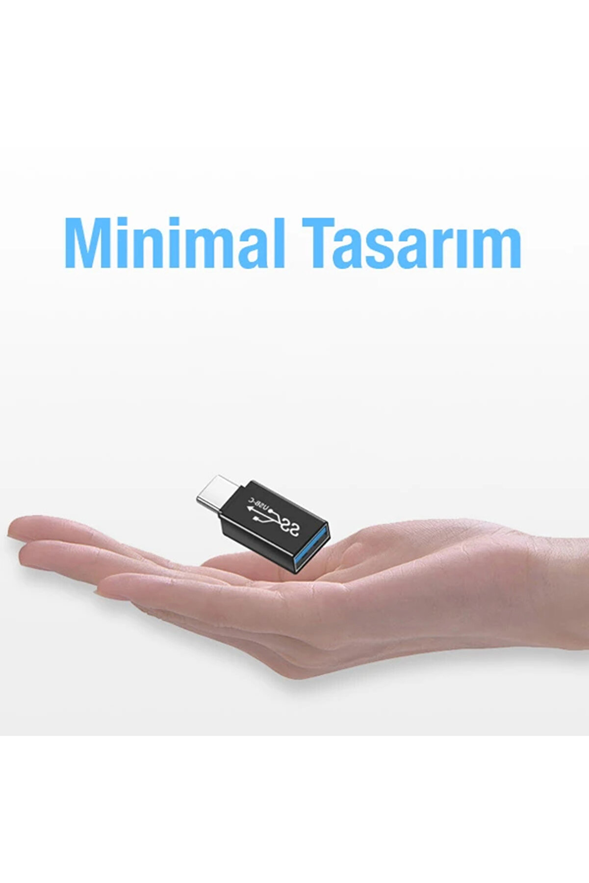 Ally Di̇şi̇ Usb To Type-C Otg Çevi̇ri̇ci̇ Dönüştürücü Adaptör-(5775) - Gms7583-5746