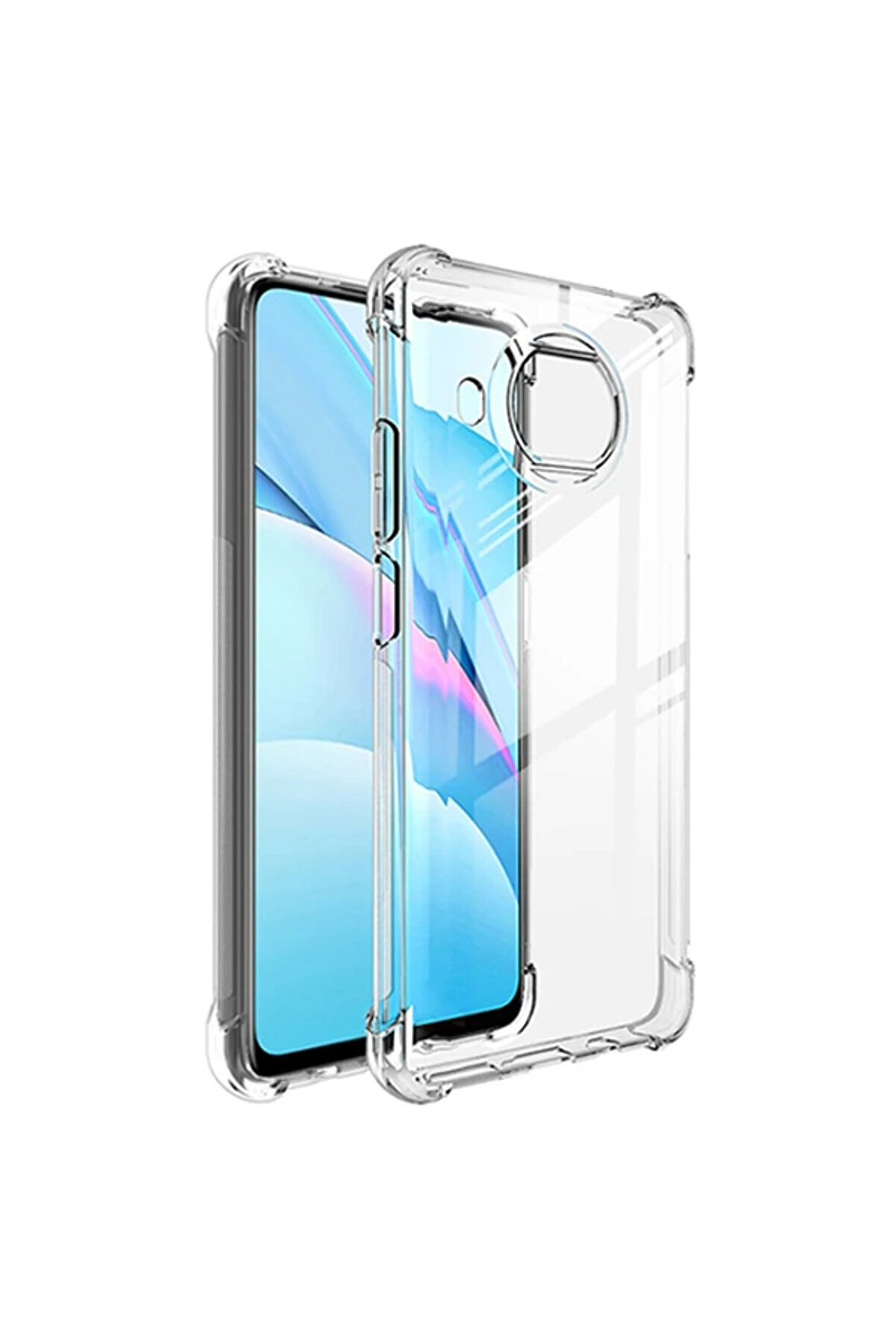 gizmurstore Xiaomi Mi 10T Lite 5G Anti-Drop Shockproof Darbe Emici Silikon Kılıf-(5775) - GMS9199-3145