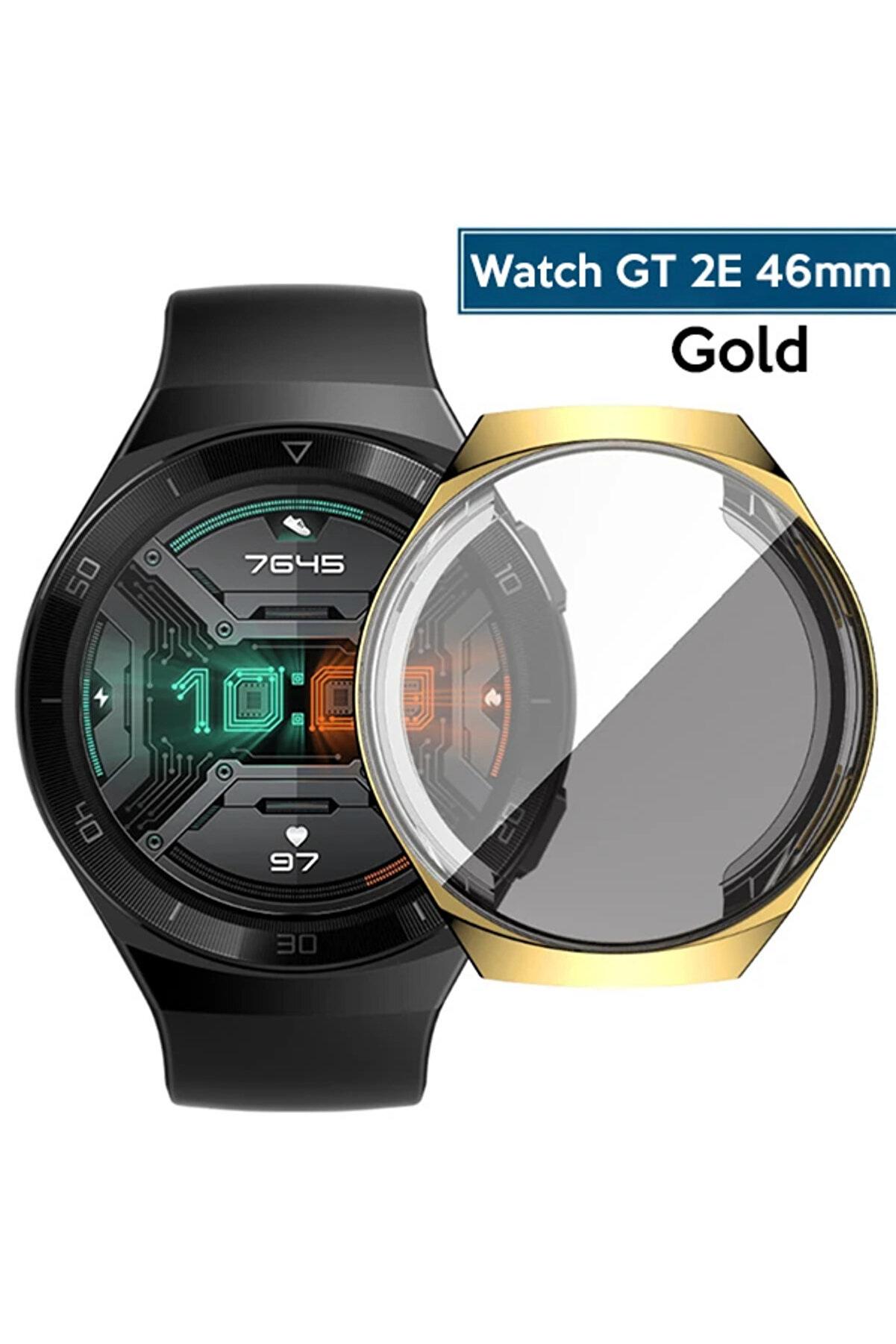 CepteToptan Ally Huawei Watch GT2E 46mm 360 Koruma Ultra İnce Silikon Kılıf-(1903) - DROPX5404-9206