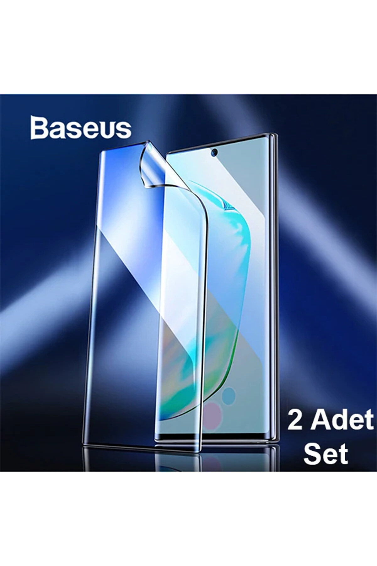 gizmurstore Sm Galaxy Note 10 Full Ekran Koruyucu 0.15mm 2 Adet Set 0.15MM FULL-SCREEN CURVED AN - GMS5631-2348