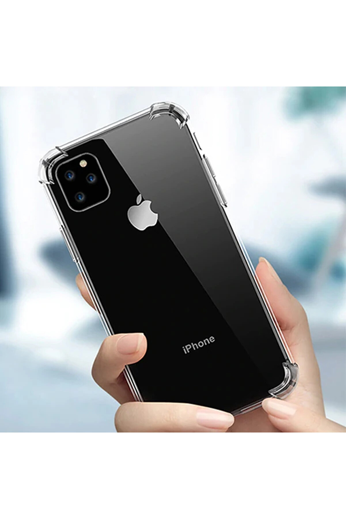 gizmurstore İPhone 11 Anti-Drop Darbe Emici Silikon Kılıf-(5775) - GMS8609-6094