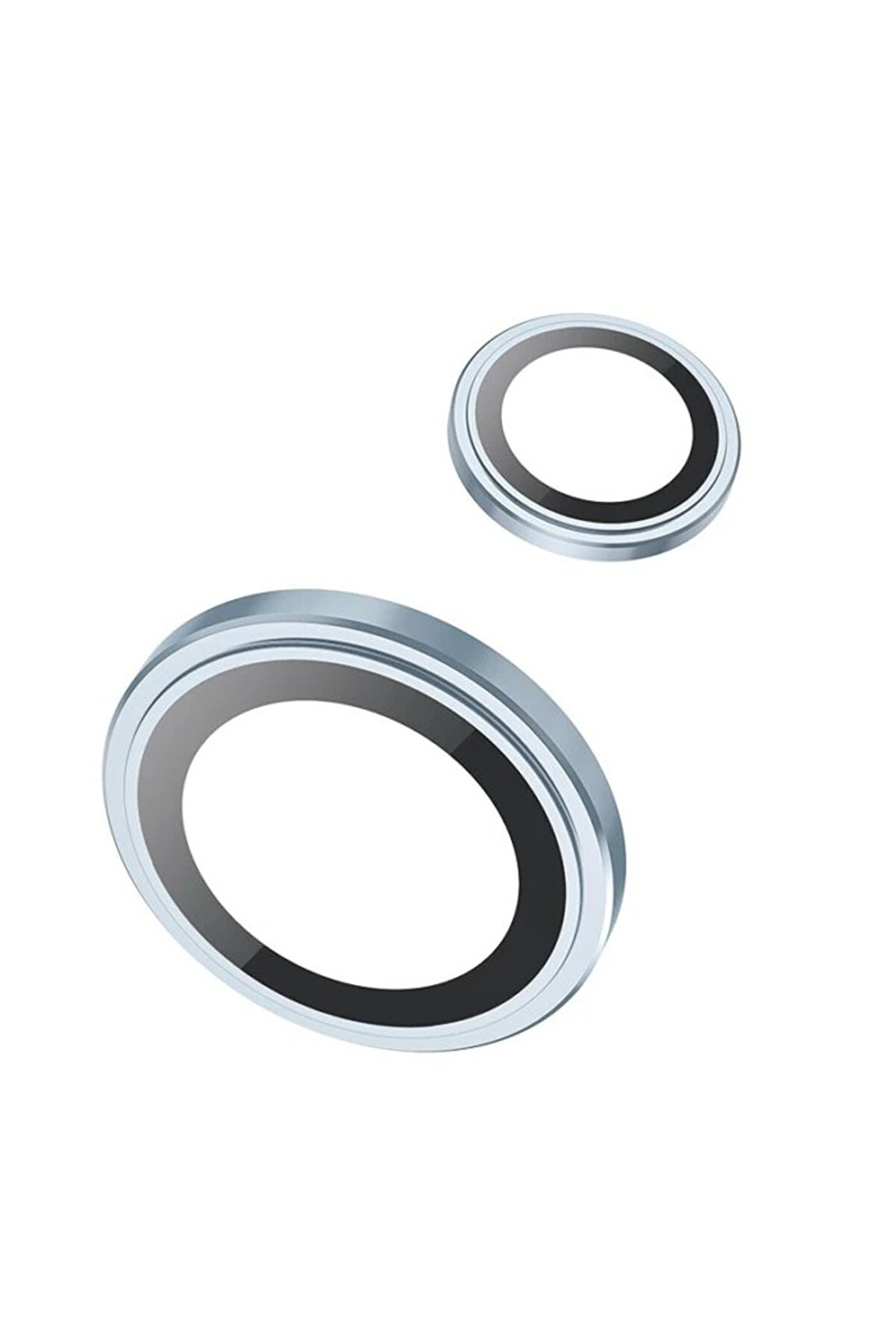 Hoco Crystal Clear İphone 15-15 Plus Hd 3D Metal Çerçeveli̇ Kamera Koruyucu Len - Dropx6648-9568