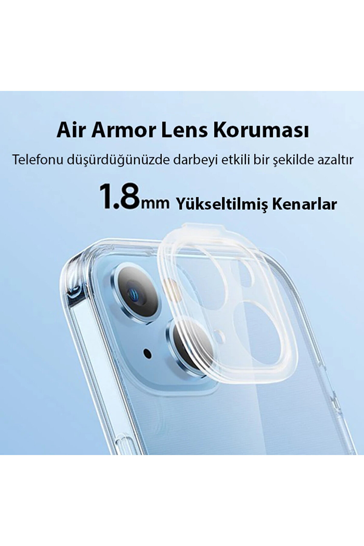 Illusi̇on Seri̇es İphone 14 Plus 6.7 Si̇li̇kon Kılıf + Tempered Ekran Koruyucu + 4 - Dropx2019-8541