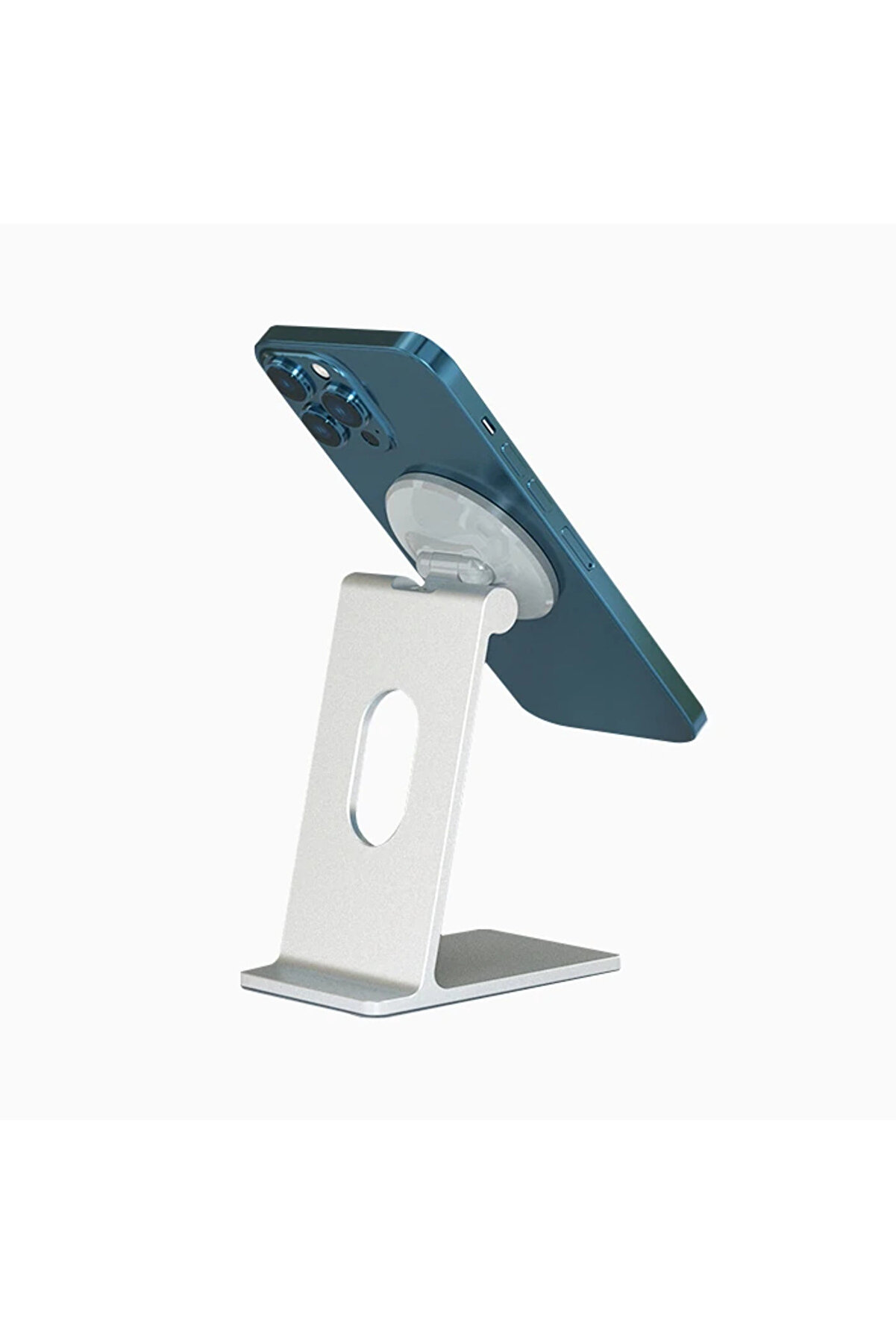 Sj18 Alümi̇nyum Manyeti̇k Masaüstü Tablet Telefon Standı-(1903) - Dropx6999-6452
