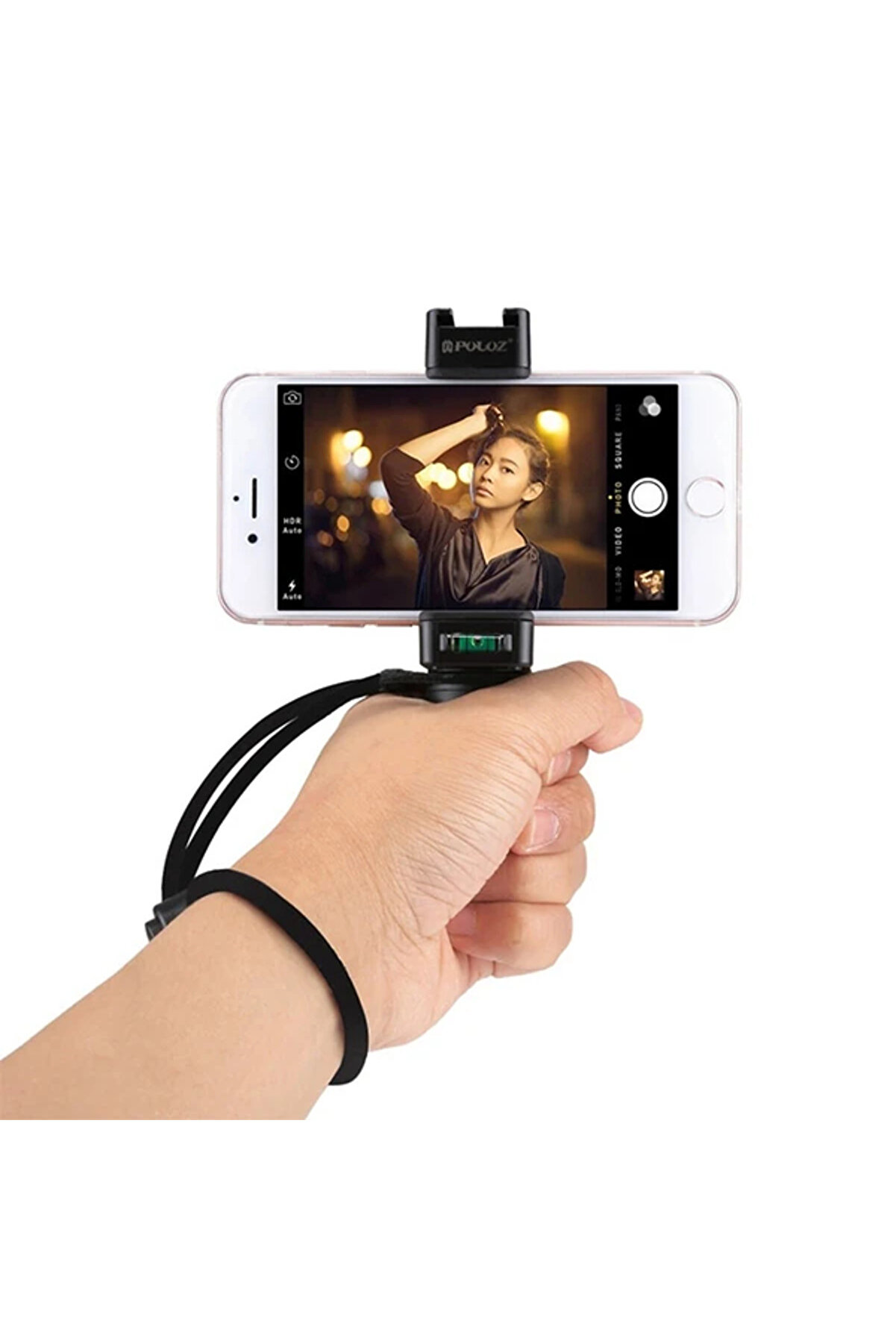 Puluz Vi̇deo Telefon Elde Tutucu+ Bi̇lekli̇k Tri̇pod Adaptörü-(1903) - Dropx8422-4516