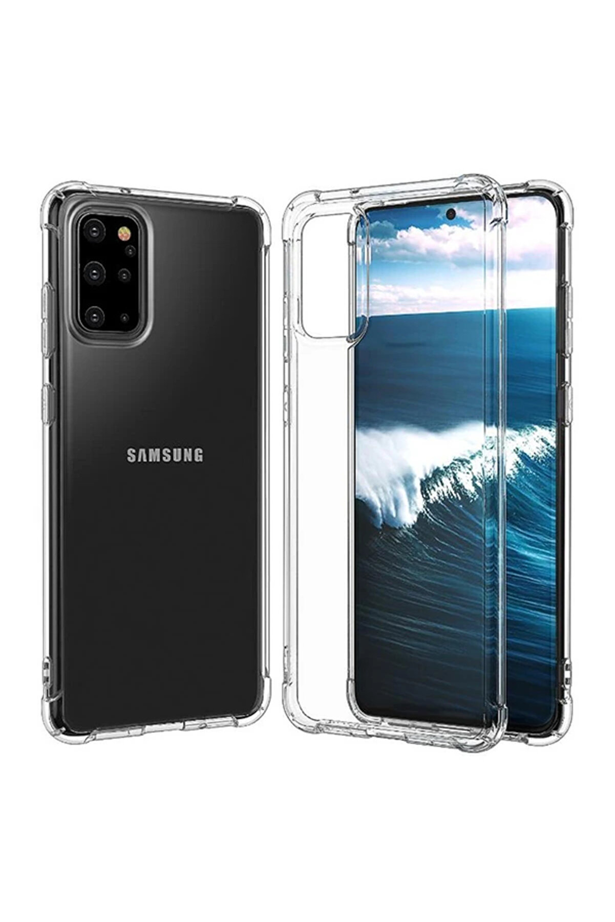 Ally Samsung Galaxy A51 Anti̇-Drop Darbe Emi̇ci̇ Si̇li̇kon Kılıf Shockproof Kılıf-(57 - Gms4147-1760