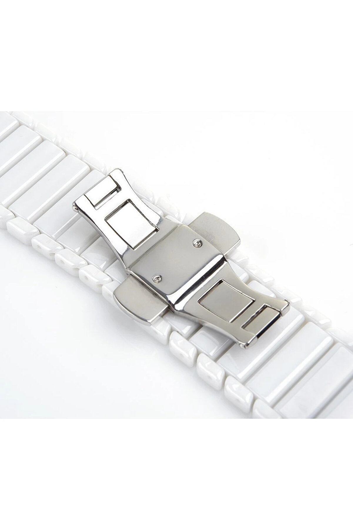 Ally Apple Watch 7-8 45Mm 6-5-4 44Mm Kordon Kayış Serami̇k Metal Kordon 3-2-1 4 - Dropx1586-5380