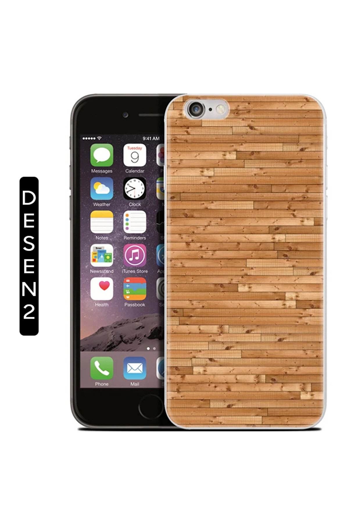 İphone Se3-Se2 İphone 8-7 Kılıf Mermer Desenli̇ Soft Si̇li̇kon Kılıf-(1903) - Dropx2710-1180