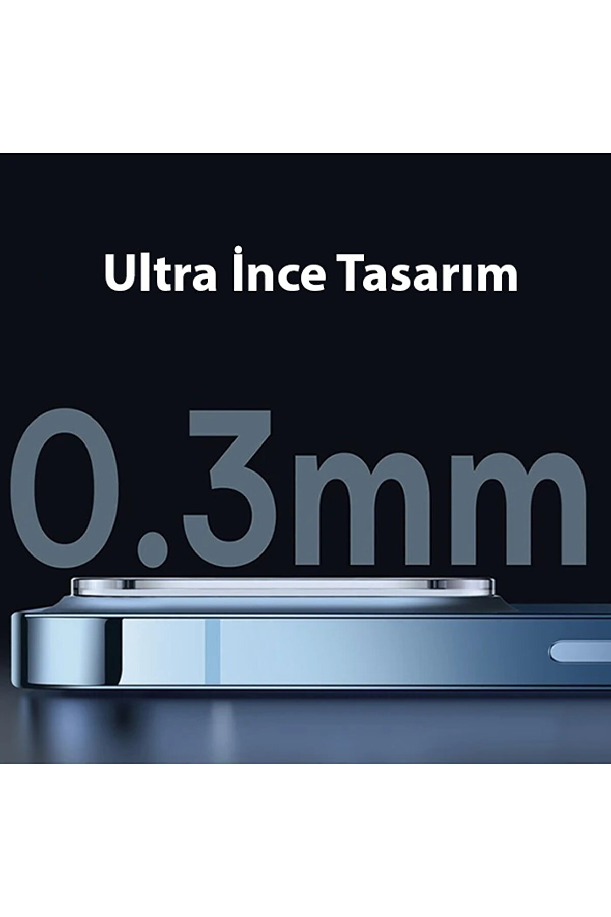İphone 14-14 Plus İle Uyumlu 0.3Mm Full Tempered Kamera Lens Koruma Camı 2 Adet - Dropx9259-7126