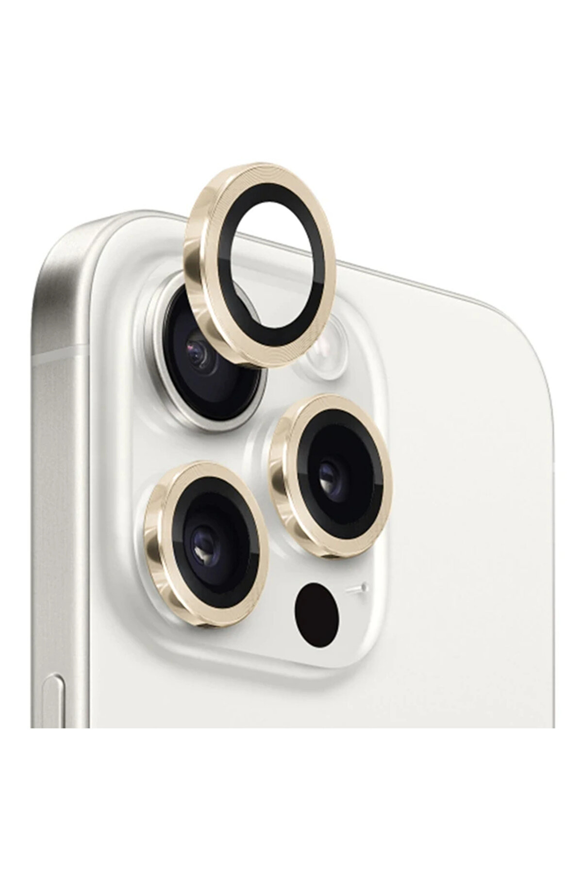 gizmurstore ALLY iPhone 15 Pro/15 Pro Max Kamera Lens Koruma Camı-(5775) - GMS5180-2709