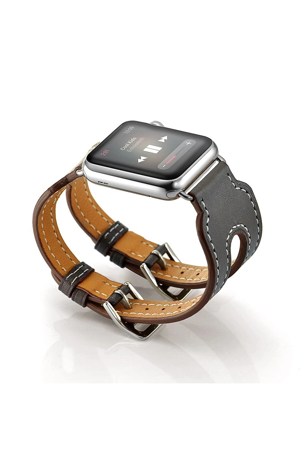 Ally Apple Watch 7-8 41Mm 6-5-4 40Mm Çi̇ft Kayış Kordon Kayış 3-2-1 38Mm-(19 - Dropx1189-1973