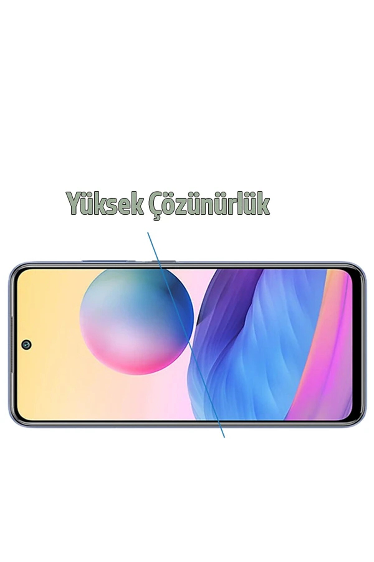 Xi̇aomi̇ Redmi̇ Note 10 Full Glue Full Kaplama Tempered Cam Ekran Koruyucu-(1903) - Dropx7470-8687