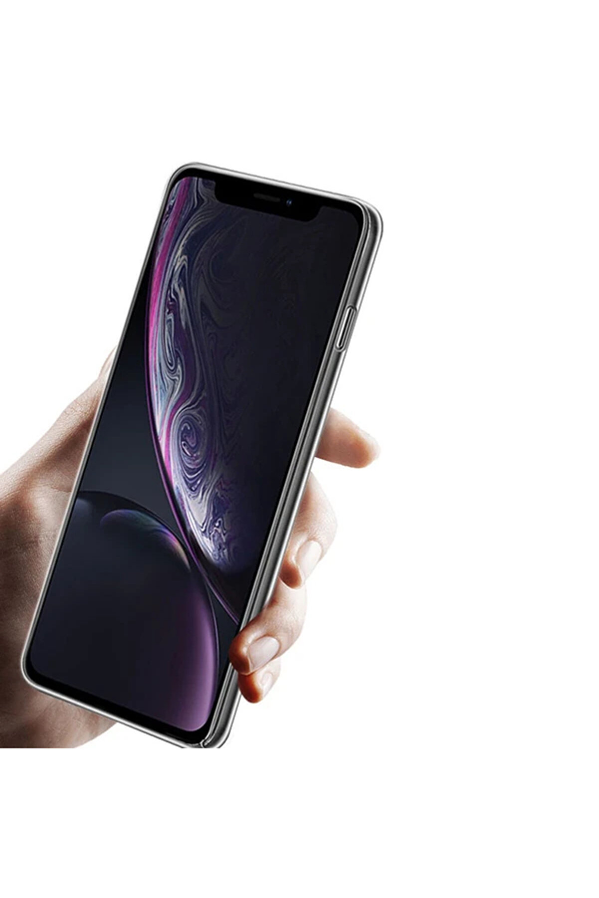 Mrpurple İphone Xr. 6.1 Kamera Korumalı Ultra Sli̇m Soft Si̇li̇kon Kılıf-(5775)