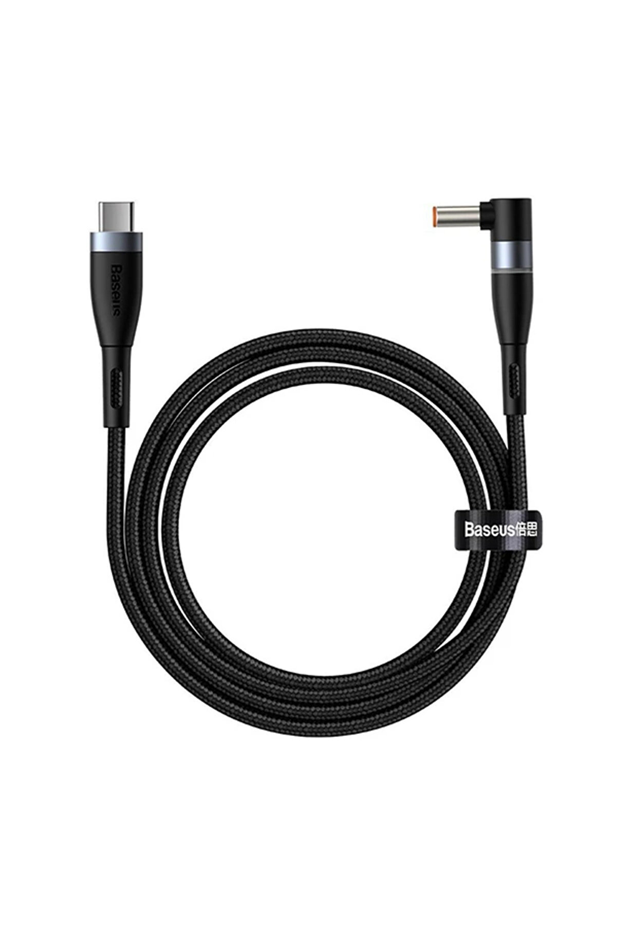 CepteToptan Zinc Manyetik Type-C to DC Round (55x25mm) Laptop Şarj Kablosu 100W 2m-(1903) - DROPX2013-6367