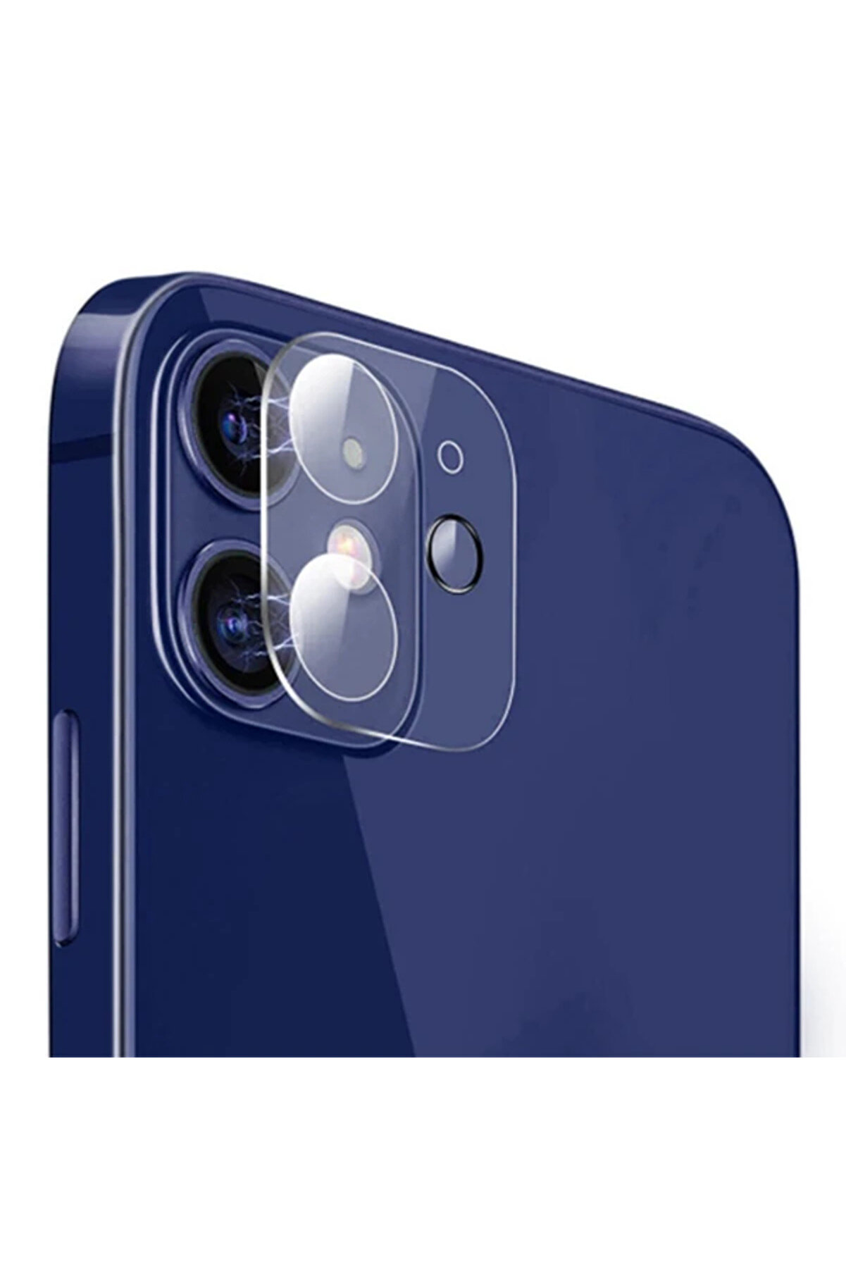 CepteToptan iPhone 12 6.1 Hat-Prince 9H 3D Full Tempered Cam Kamera Koruyucu-(1903) - DROPX7383-9763