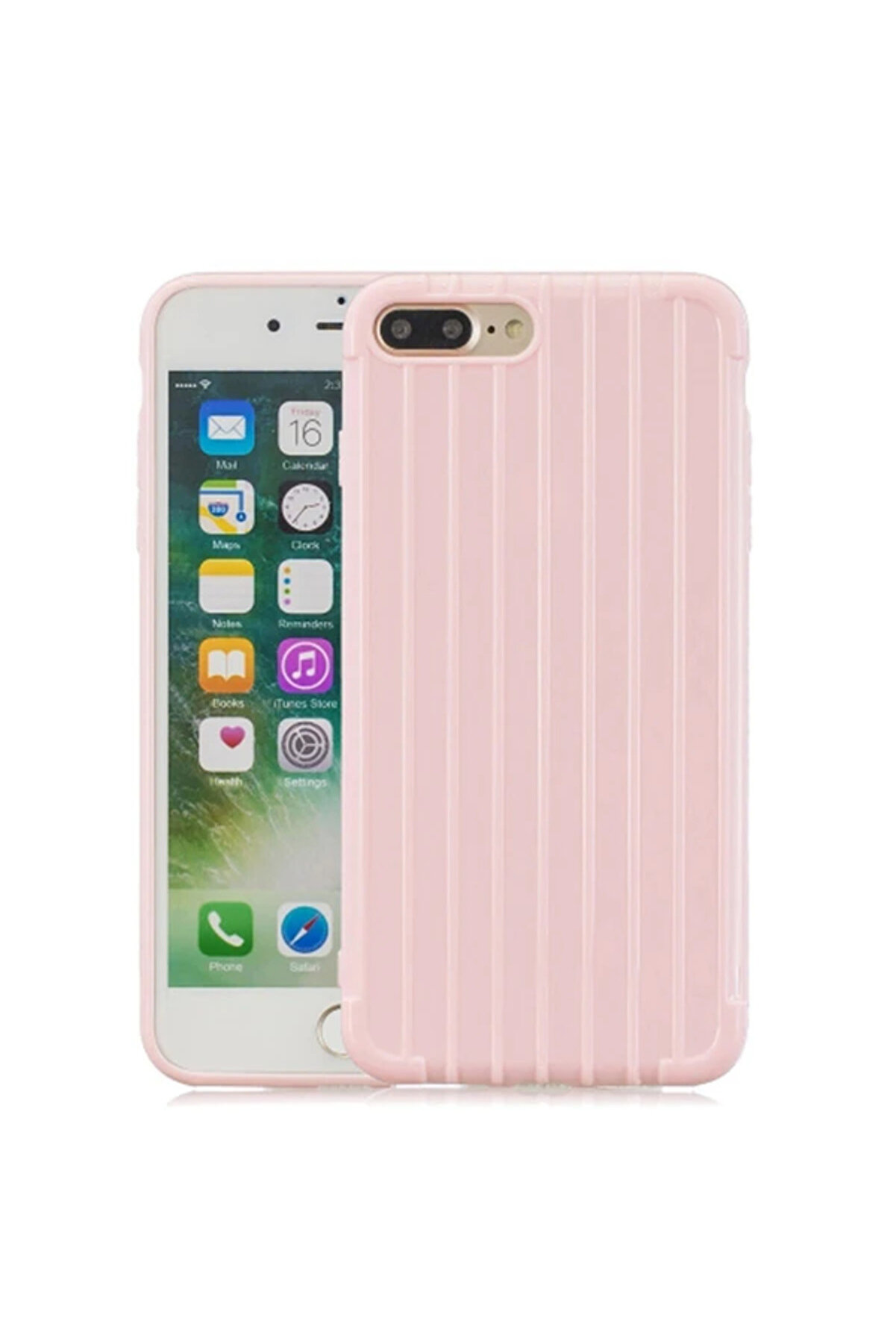 Ally İphone 8 Plus 7Plus Trunk Li̇nes İnce Soft Si̇li̇kon Kılıf-(5775) - Gms6782-1076