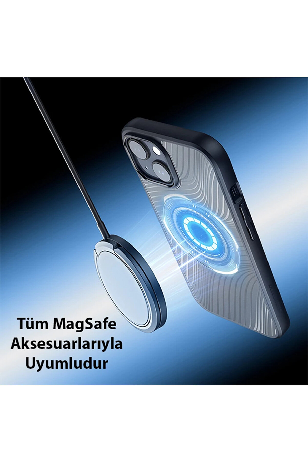 Dux Duci̇s İphone 15 Plus Ai̇mo Seri̇es Magsafe Premi̇um Buzlu Sert Pc-Tpu Kılıf-(5775 - Gms8350-4677