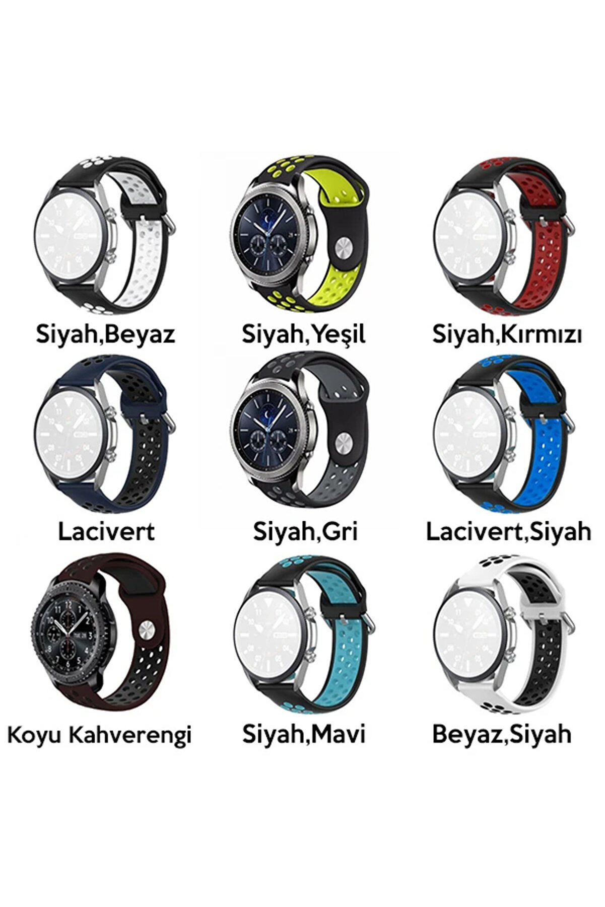 20Mm Kordon Kayış Gear S2R600 Watch S4 42Mmhuawei̇ Watch Gt20Mm Kordon Kayış- - Dropx2549-9163