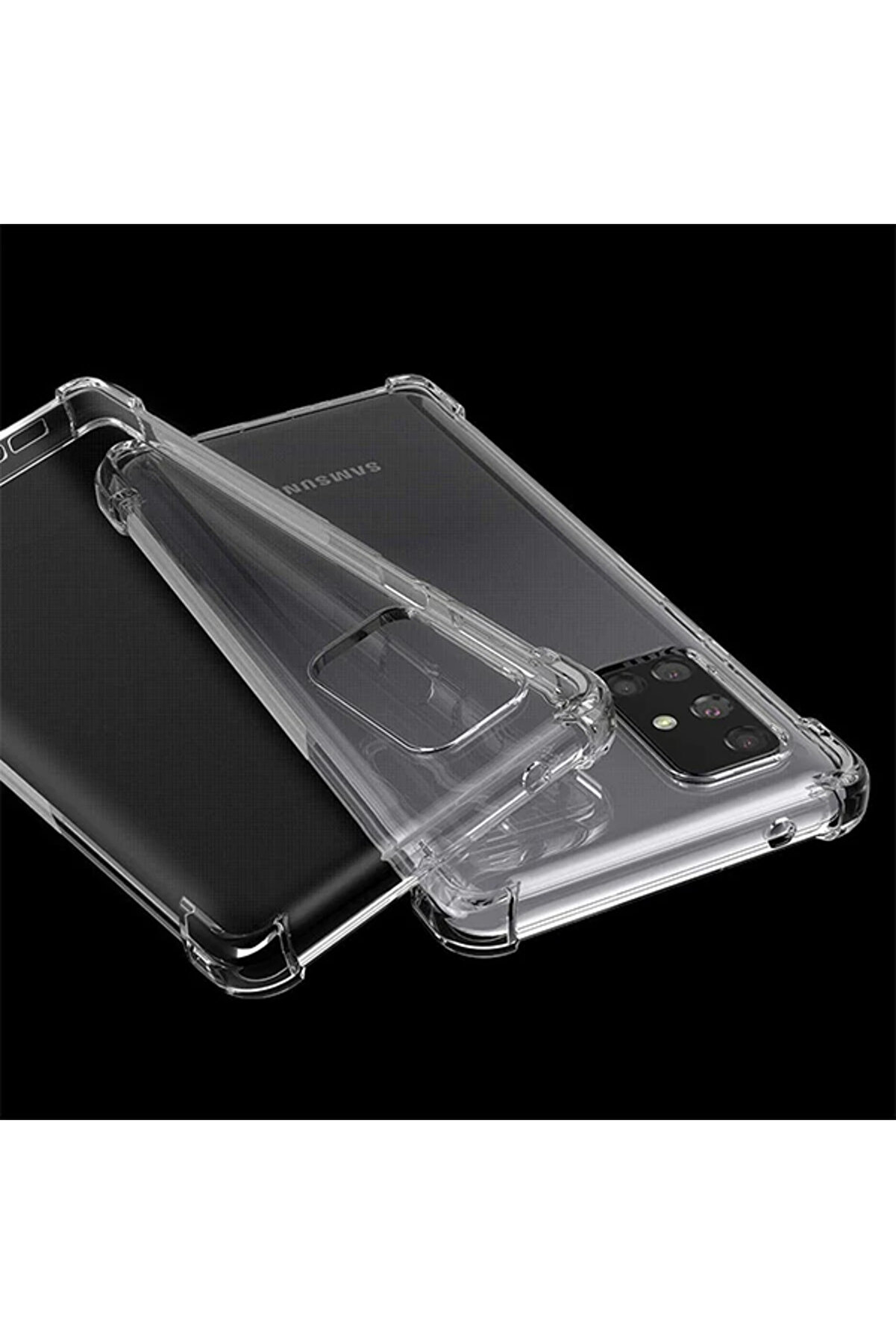 Ally Sm Galaxy M31 Anti̇-Drop Darbe Emi̇ci̇ Si̇li̇kon Kılıf Shockproof Kılıf-(5775) - Gms5020-7300