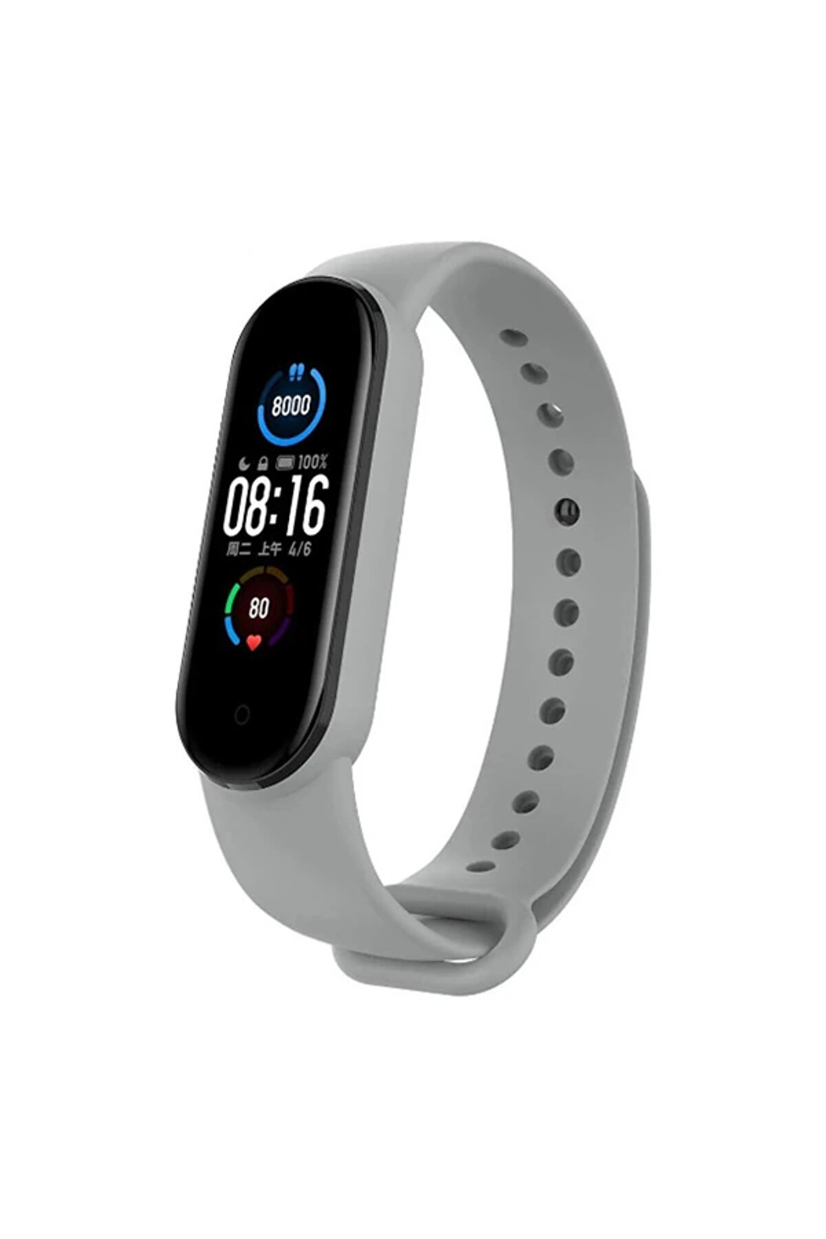 Ally Xi̇aomi̇ Band 5 Akıllı Bi̇lekli̇k İçi̇n Si̇li̇kon Kayış Kordon-(1903) - Dropx5141-2970