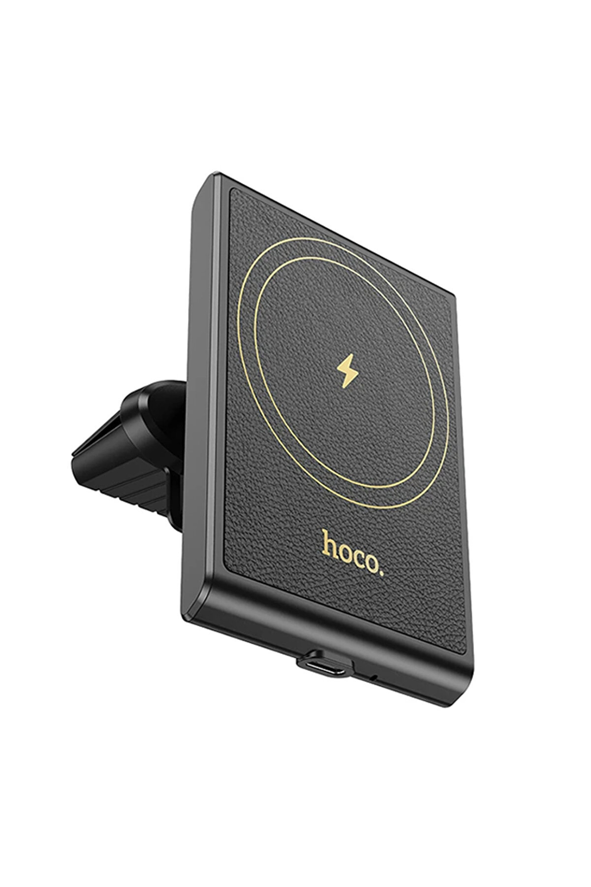 CepteToptan Hoco HW19 Klima Havalandırma Bölmesi Wireless Kablosuz Hızlı Şarj Araç Tel - DROPX5757-8044