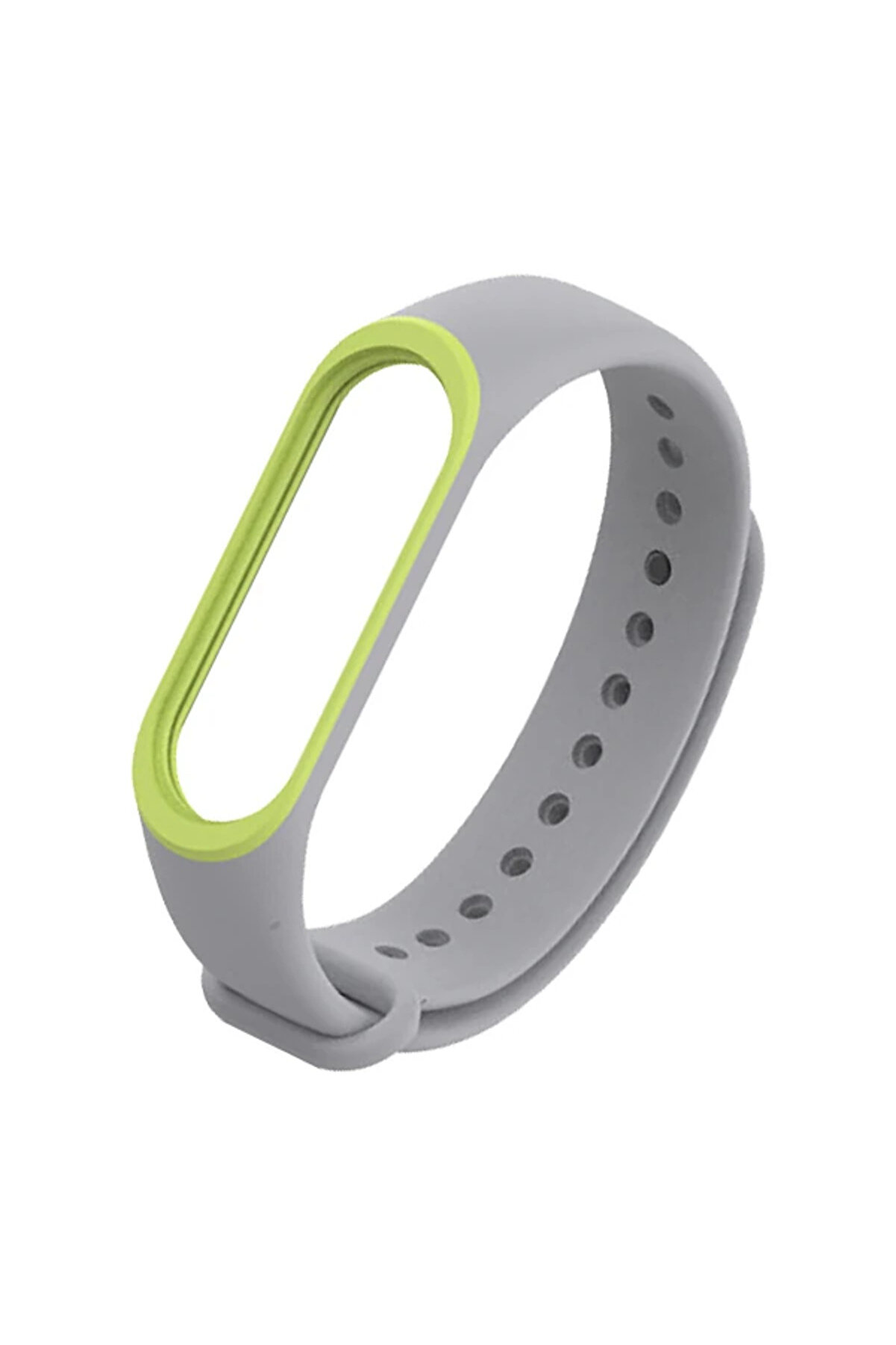 Mi̇jobs Xi̇aomi̇ Mi̇ Band 3 Mi̇ Band 4 Çi̇ft Renk Si̇li̇kon Kayış Kordon-(1903) - Dropx9424-3560