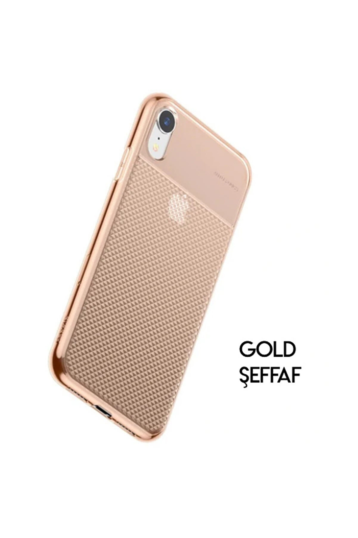 gizmurstore İphone Xr 6.1 Glistenıng Şeffaf L&uuml;x Silikon Kılıf-(5775) - GMS2684-8445