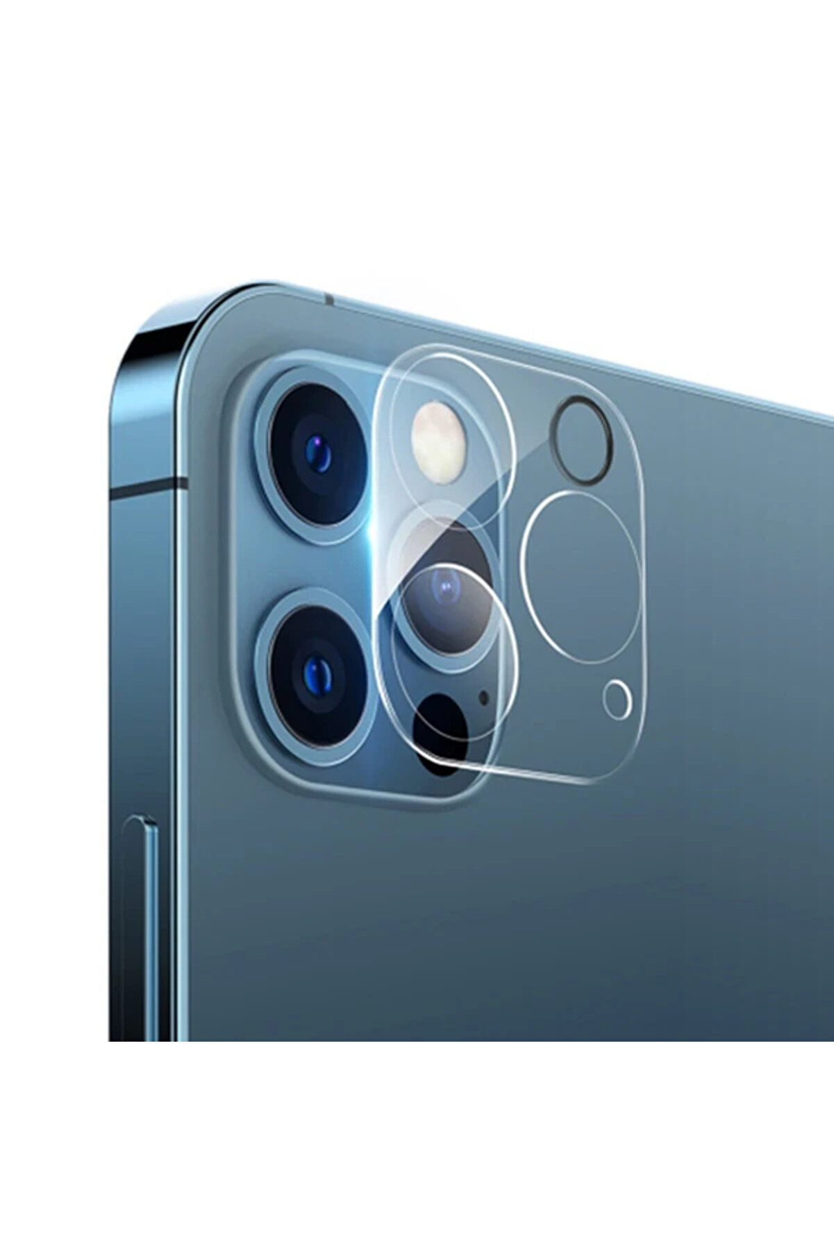 gizmurstore iPhone 12 Pro Max 6.7 Hat-Prince 9H 3D Full Tempered Cam Kamera Koruyucu-(5775) - GMS9706-4655