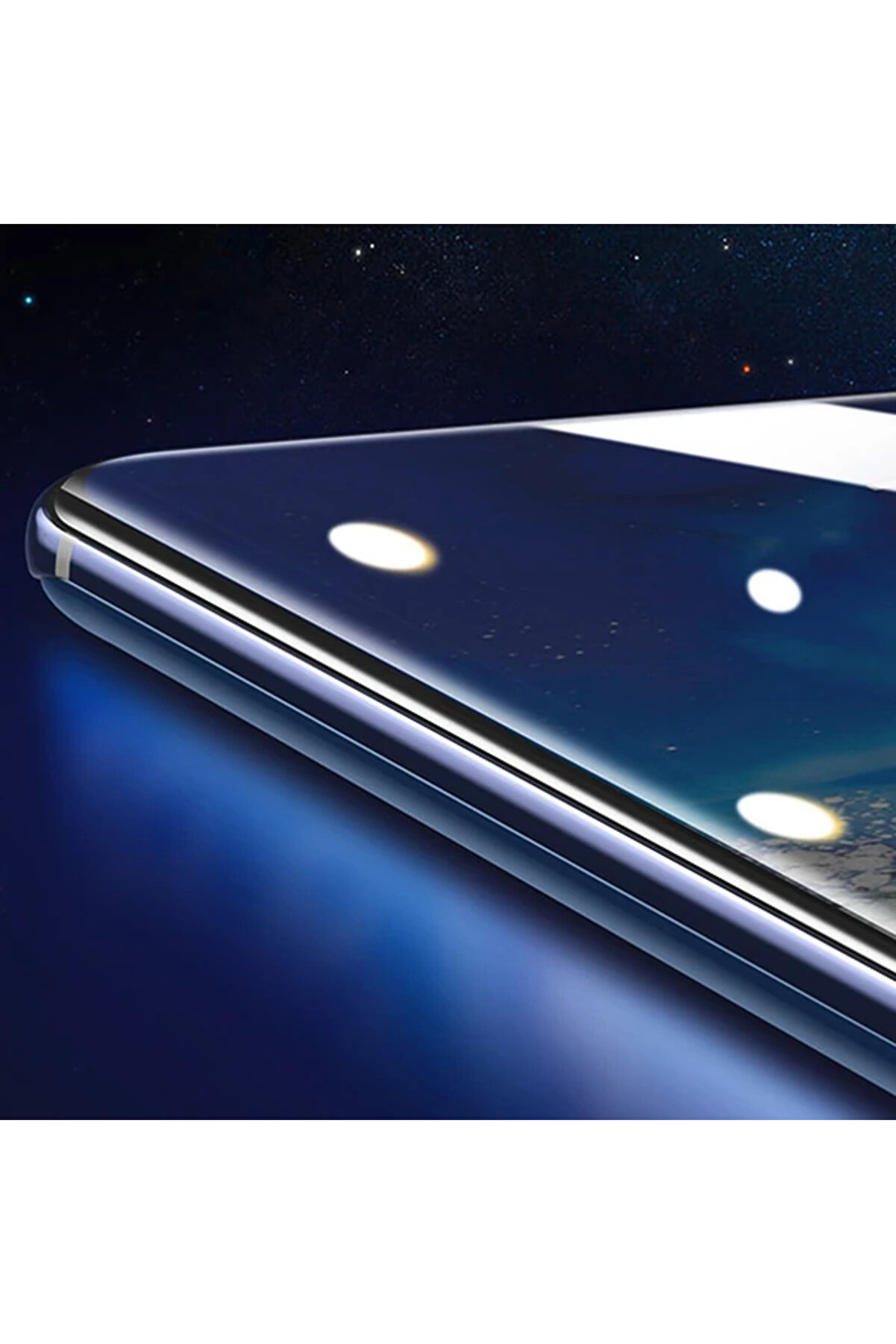 Curved- Galaxy S20 Ultra Full Kaplama Uv Tempered Cam Koruyucu 2Adet-(5775) - Gms2311-4575